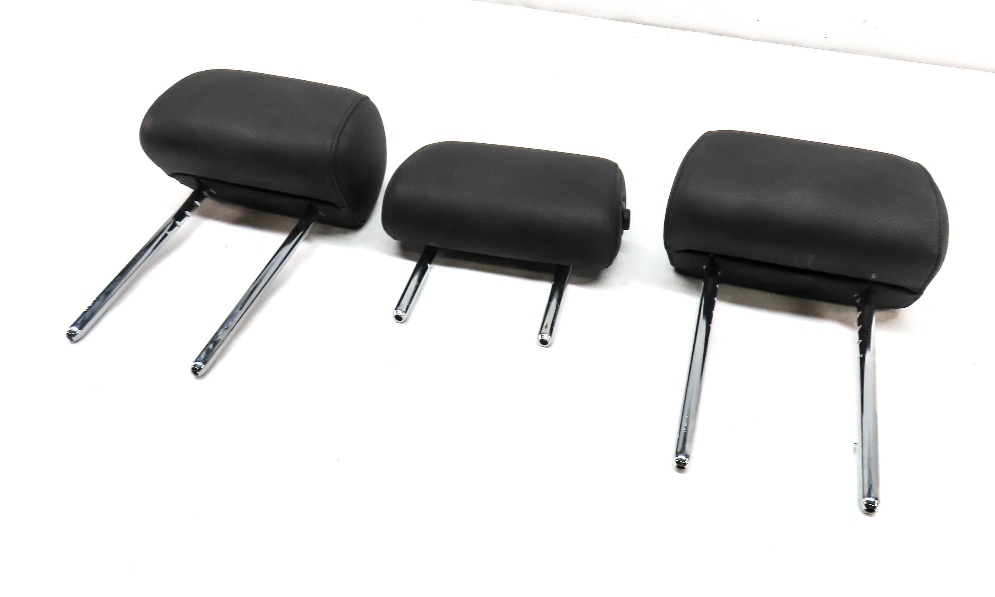 2011 BMW 535Xi (F10) REAR LEFT CENTER RIGHT SEAT HEADREST HEAD REST SET (Black) — exact item pictured