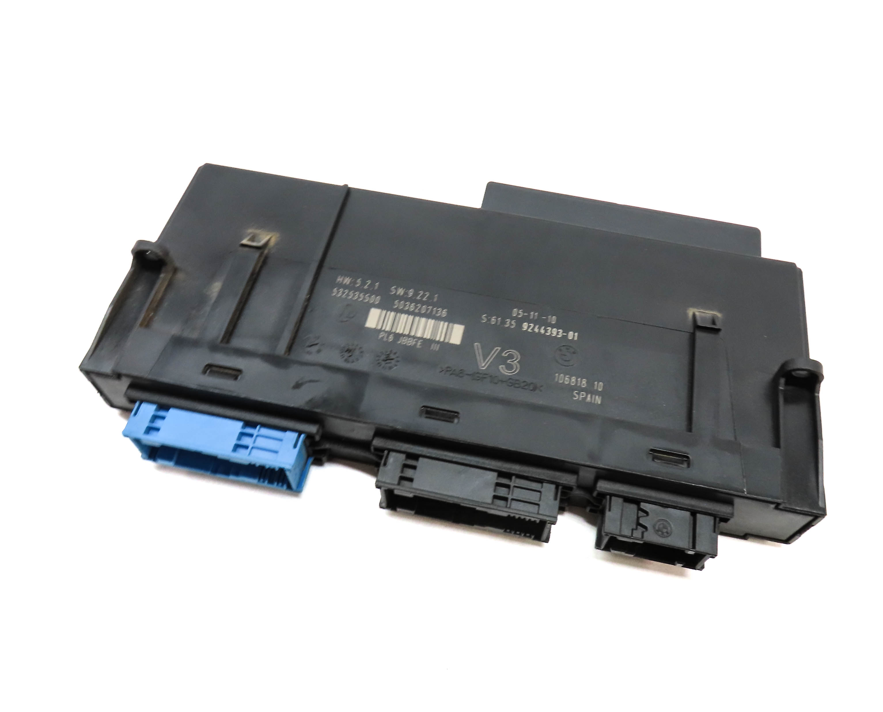 2010-2011 BMW 528i 535i 550i 535iGT 550iGT (F07 F10) MAIN BODY CONTROL MODULE — exact item pictured