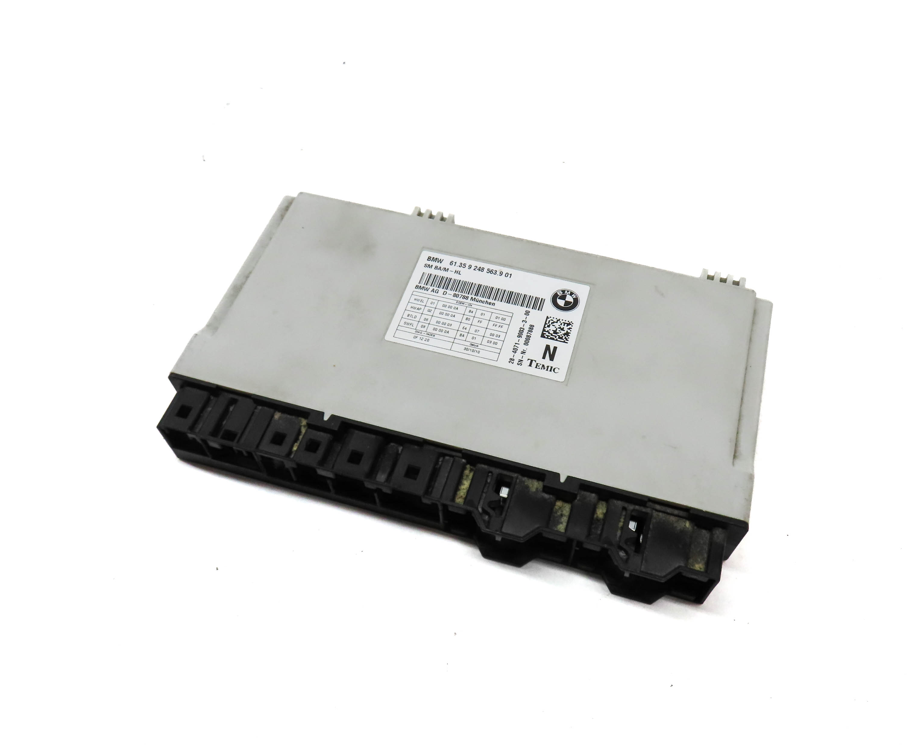 12-19 BMW 328i 335i 535i 550i 750i M5 M6 X3 X4 - LEFT FRONT DRIVER SEAT MODULE — exact item pictured