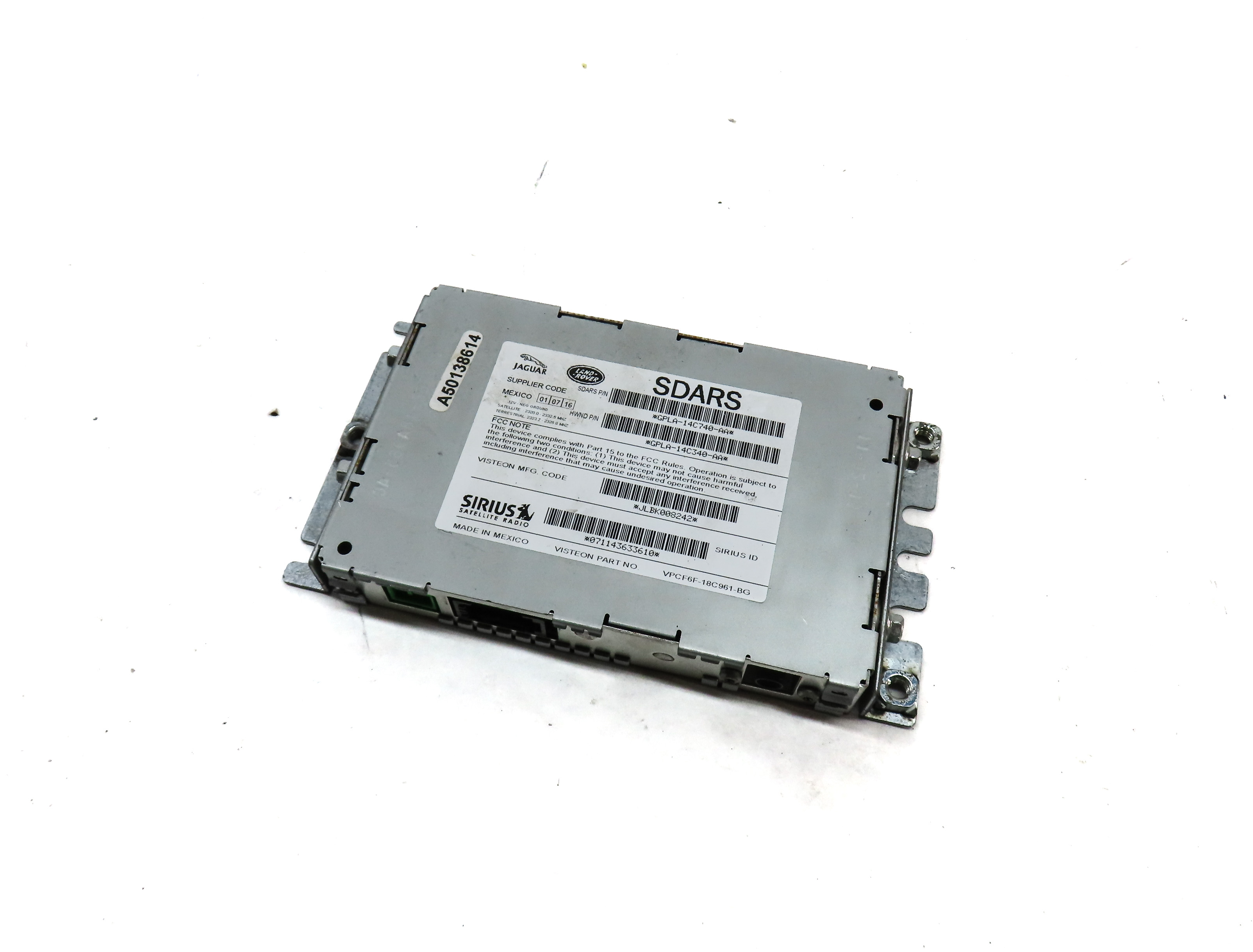 13-19 DISCOVERY SPORT LR4 RANGE ROVER SPORT EVOQUE - SIRIUS SATELLITE RECEIVER — exact item pictured