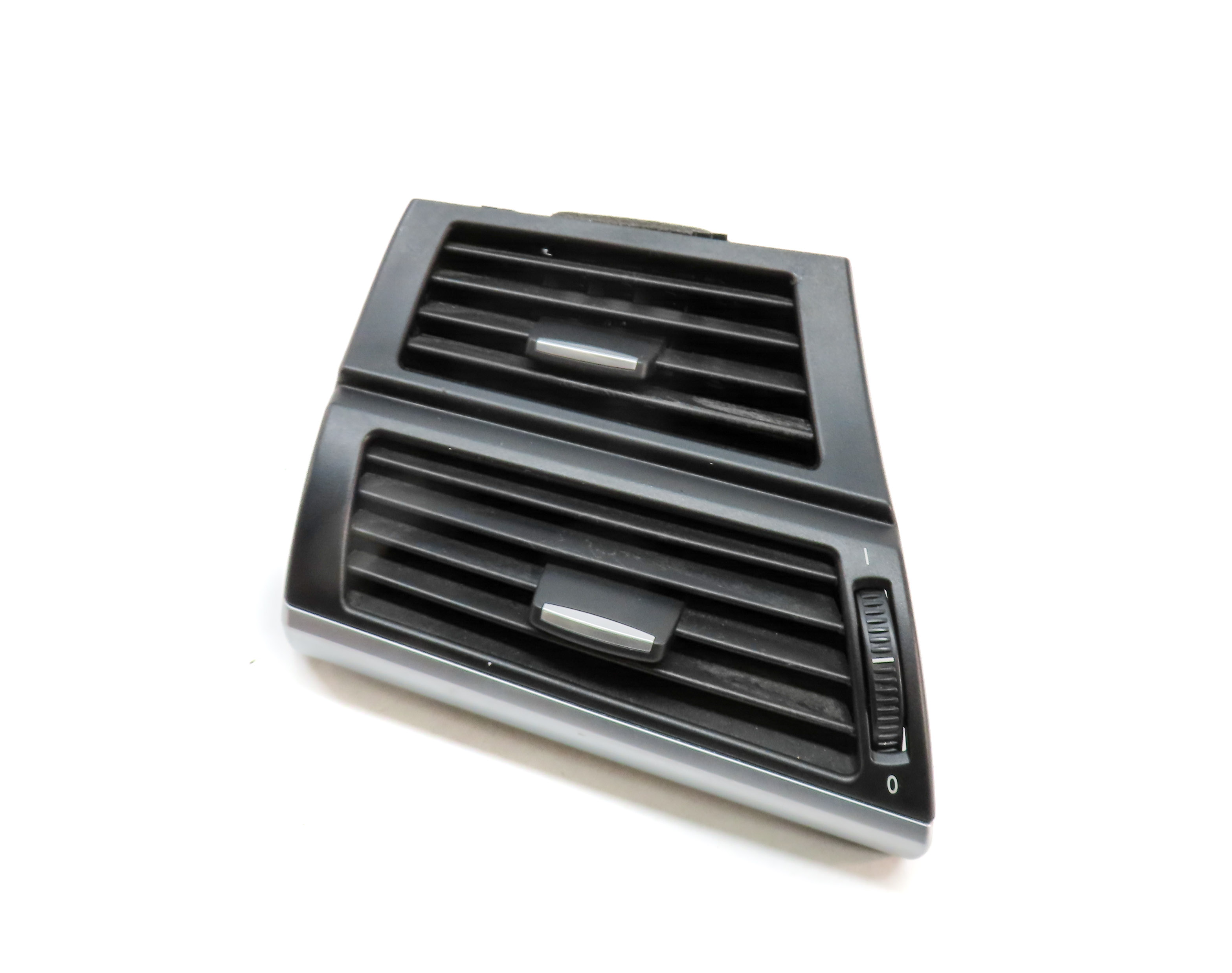 2011 BMW X5 (E70) FRONT LEFT DRIVER DASH HEAT AIR AC HVAC VENT (BLACK) — exact item pictured