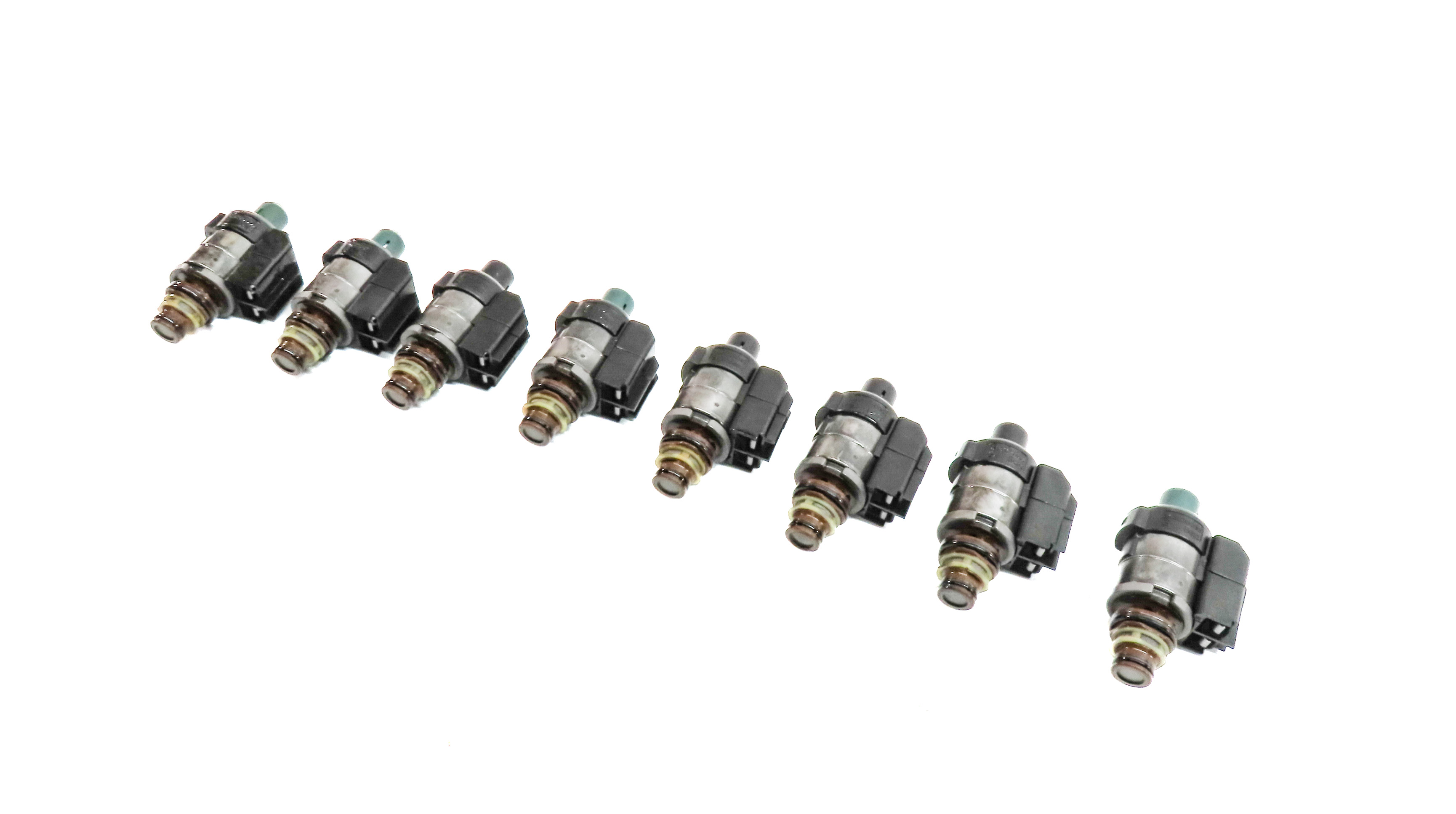 04-18 MERCEDES C CL E GL G ML S SLK 722.9 TRANSMISSION VALVE BODY SOLENOID SET-8 — exact item pictured