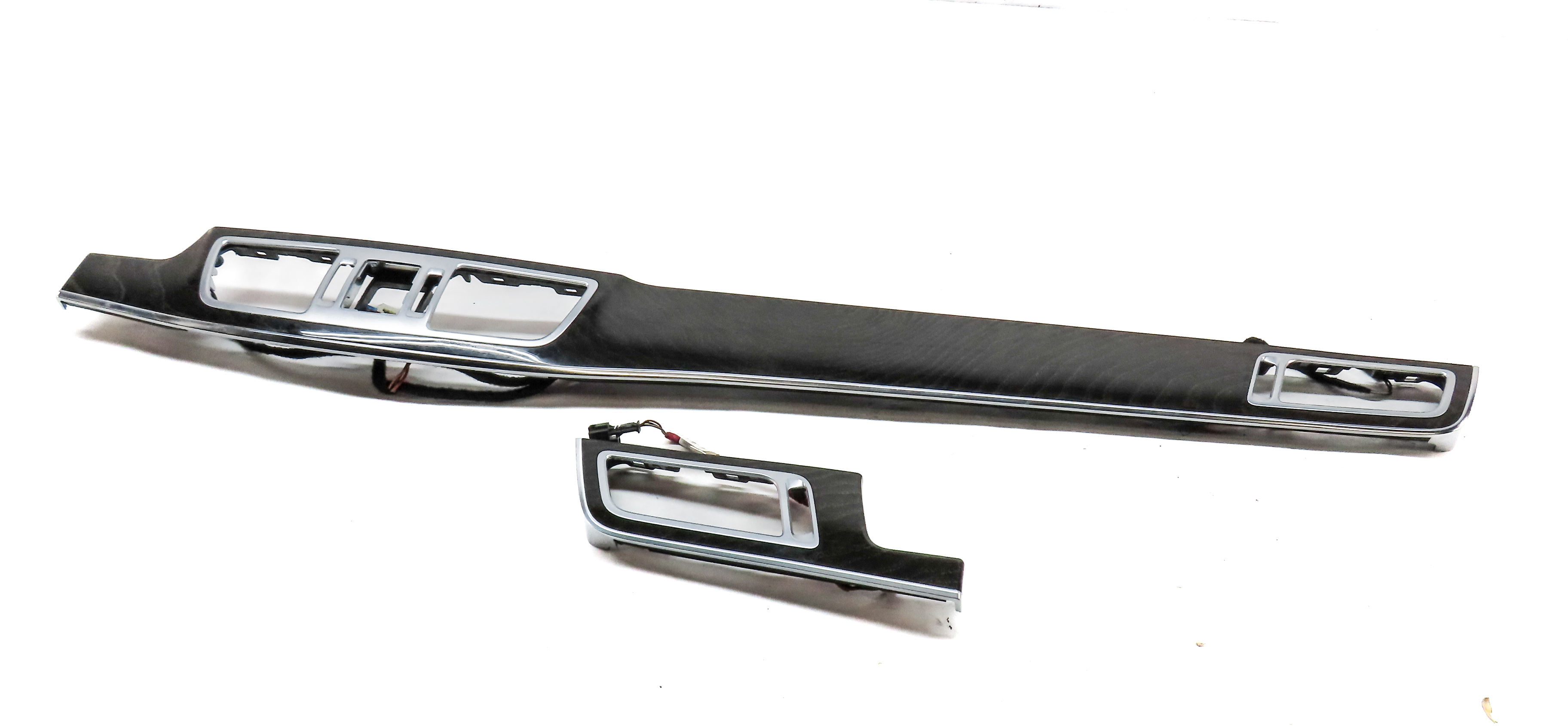 2014 MERCEDES E350 SEDAN (W212) FRONT DASH TRIM SET/2  (ASH WOOD) — exact item pictured