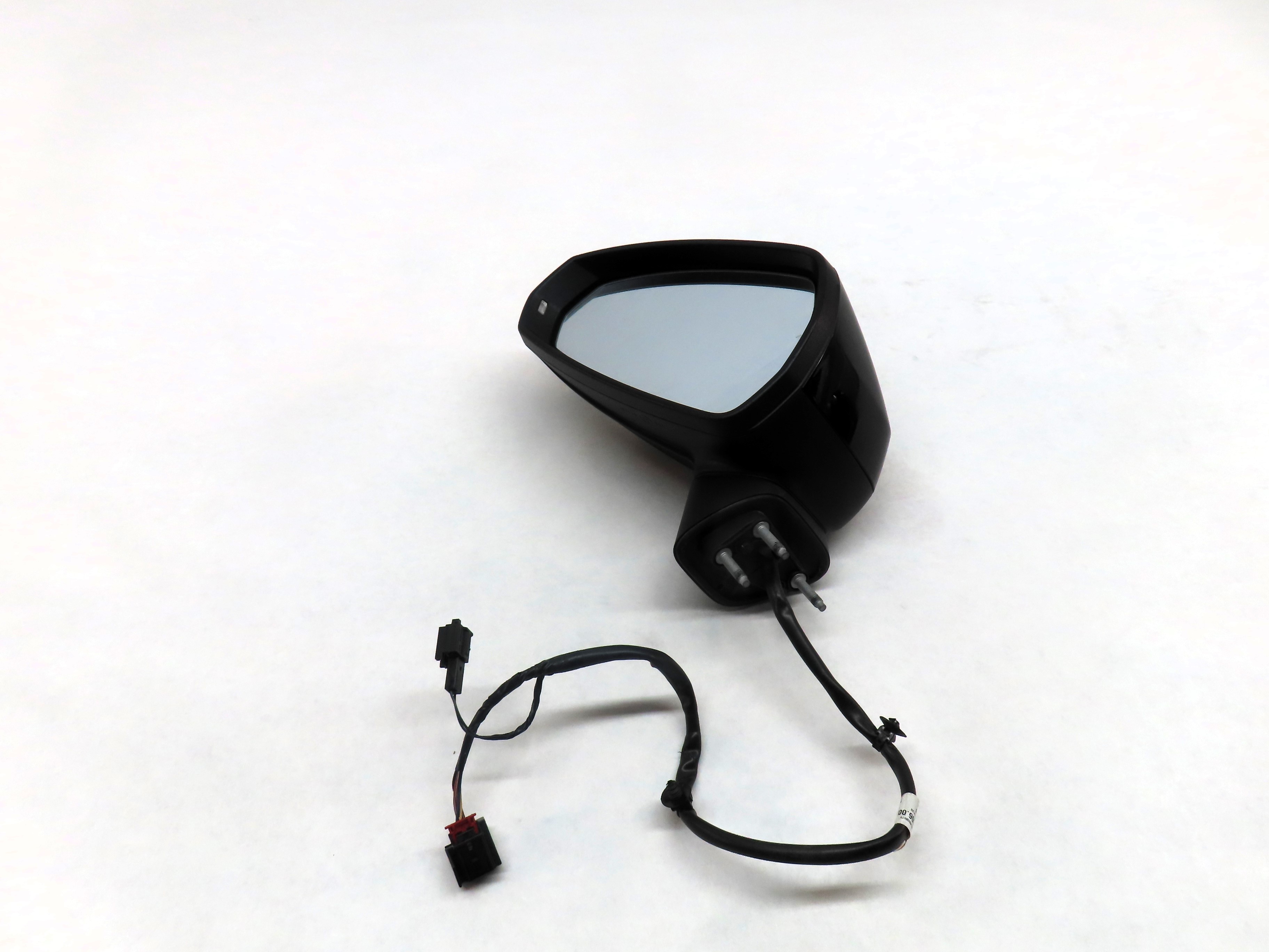 16-18 AUDI A3 E-TRON 8VF FRONT LEFT DRIVER HEATED BLIND SPOT DOOR MIRROR (BLACK) — exact item pictured
