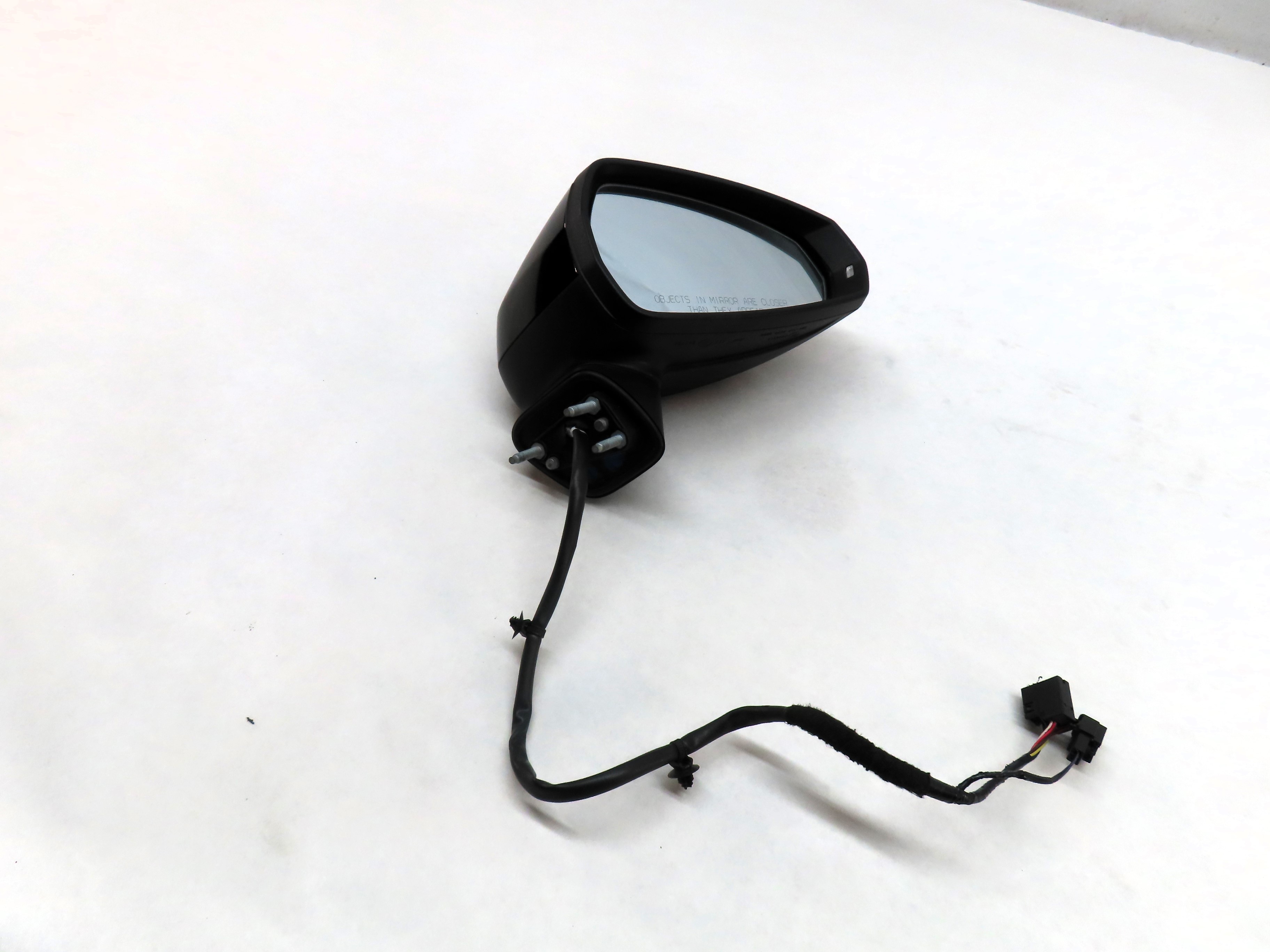 2016-2018 AUDI A3 E-TRON (8VF) RIGHT PASSENGER HEATED DOOR MIRROR (BLACK) — exact item pictured