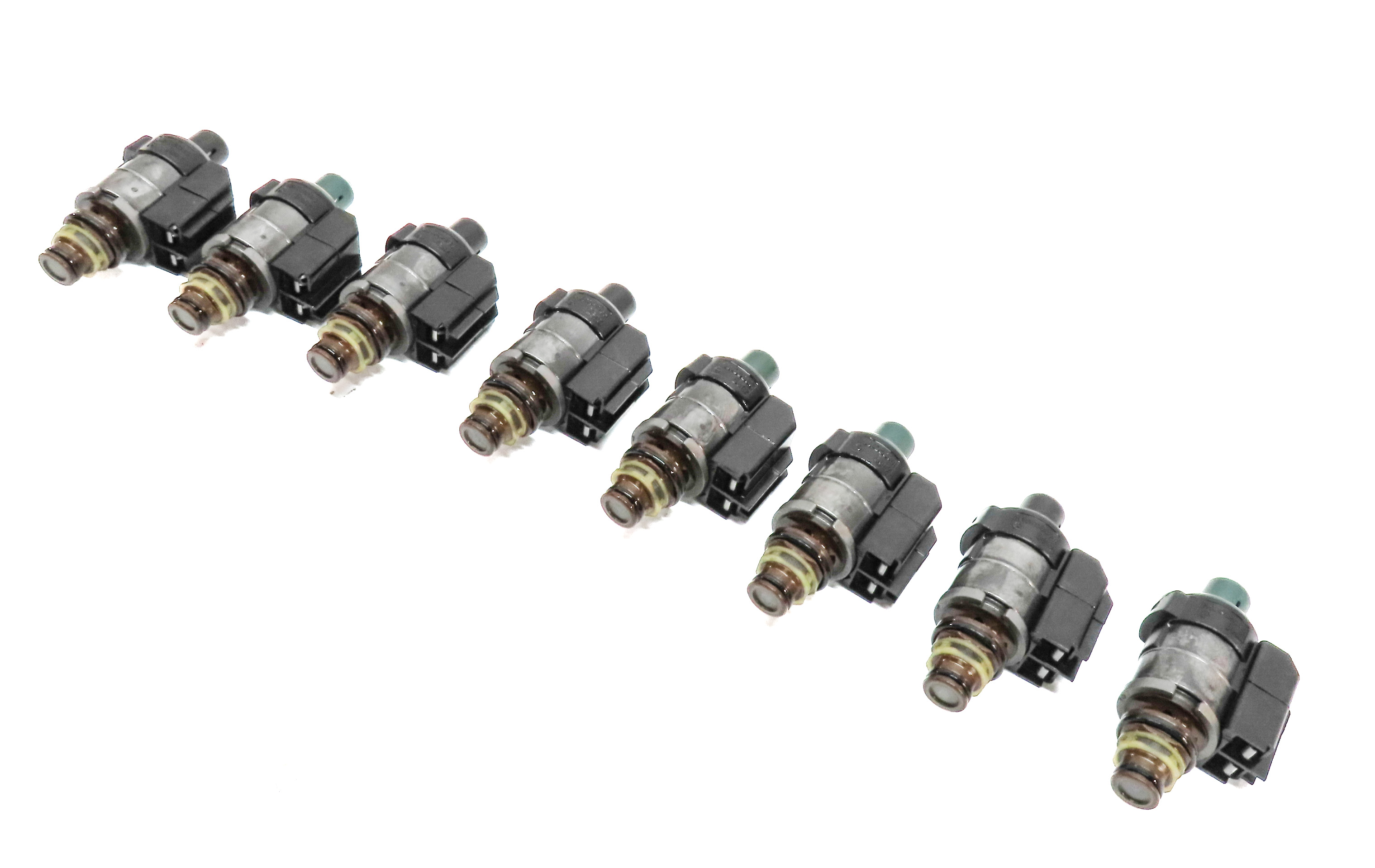 04-18 MERCEDES C CL E GL G ML S SLK 722.9 TRANSMISSION VALVE BODY SOLENOID SET-8 — exact item pictured