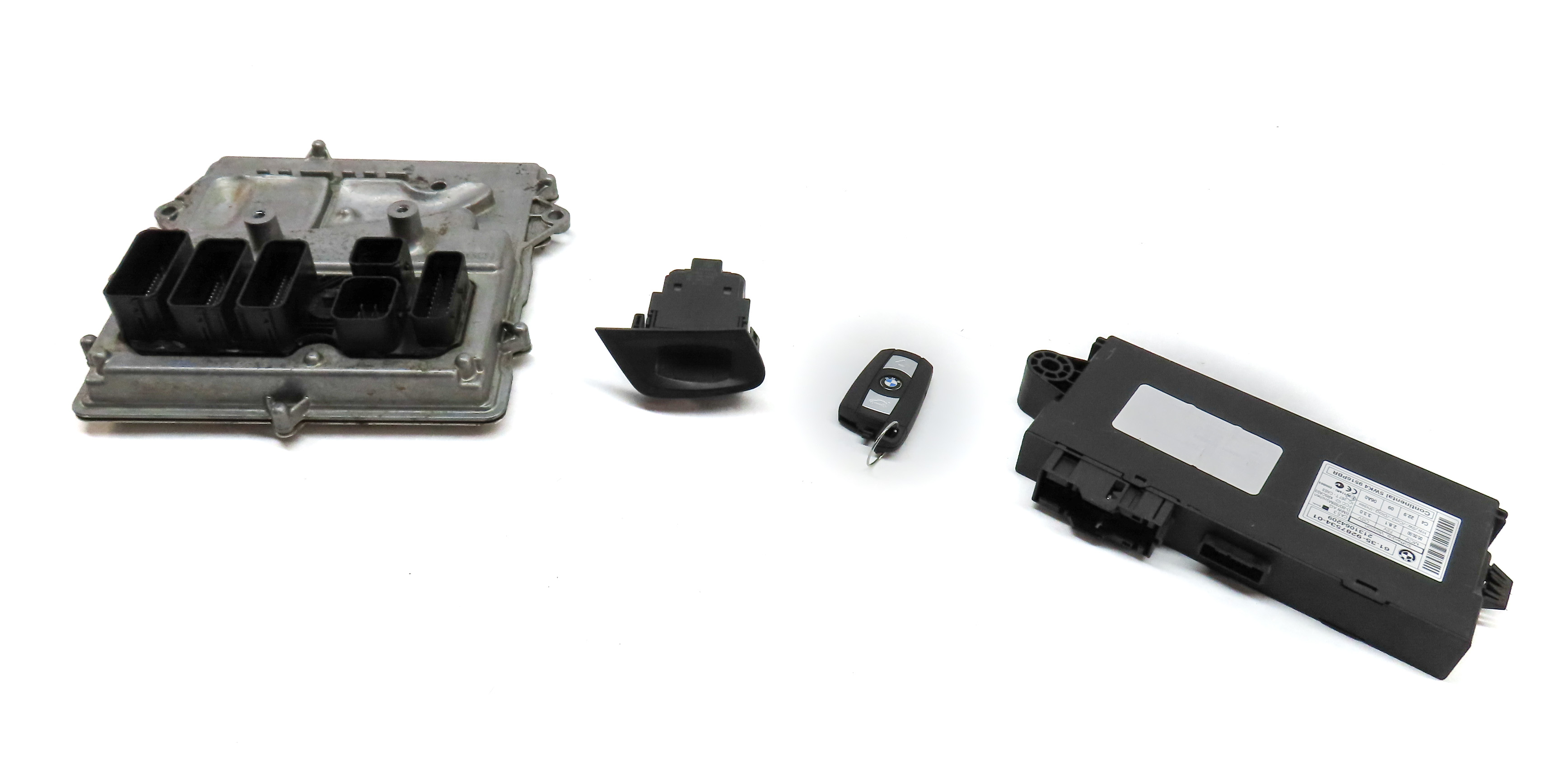 2013 BMW X5 (E70) 3.0L TURBO (N55) ENGINE ECM DME CAS MODULE SET — exact item pictured