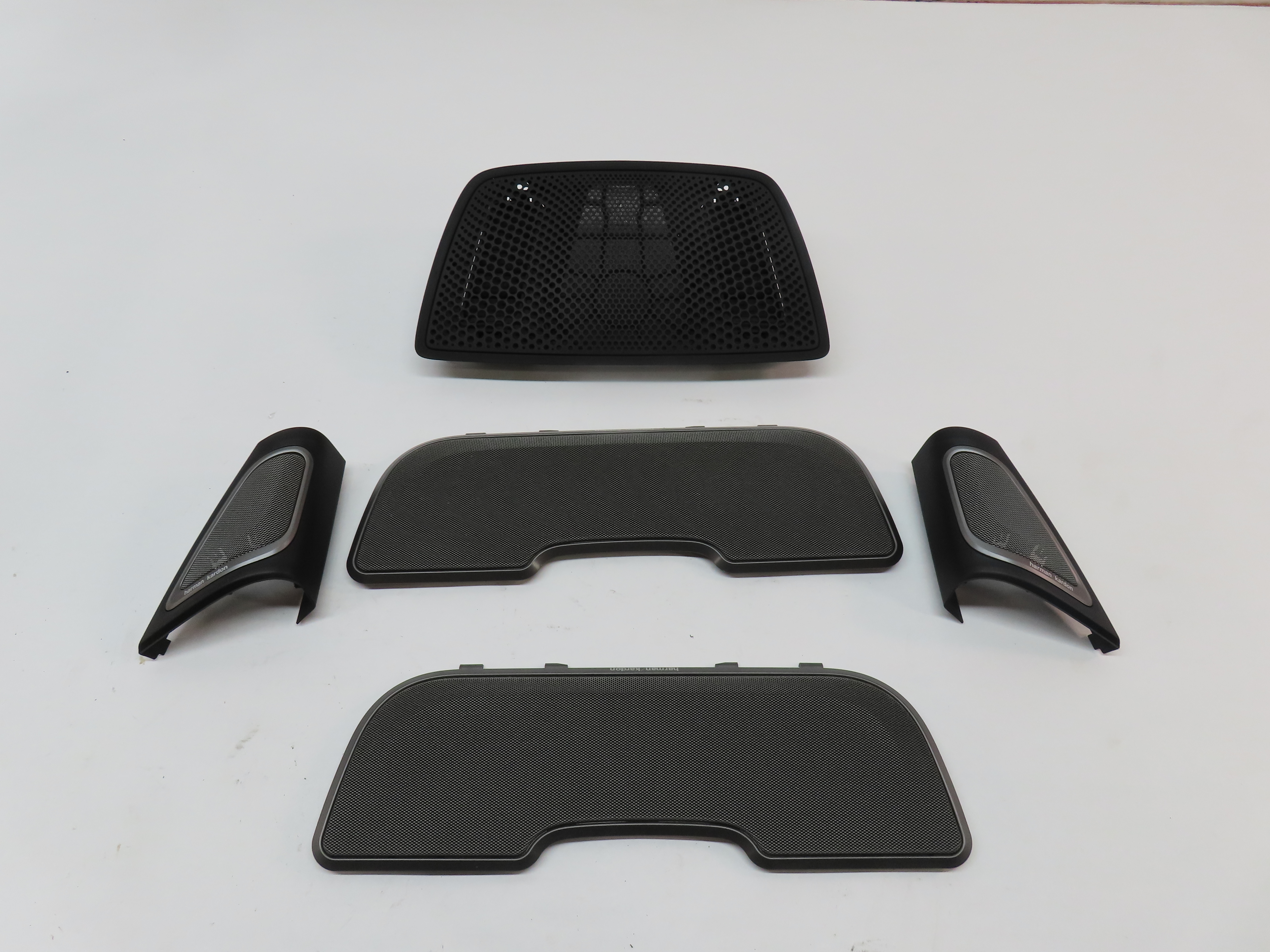 2016 BMW 750i (G11) STEREO RADIO HARMAN KARDON SPEAKER GRILLE COVER SET 5 — exact item pictured