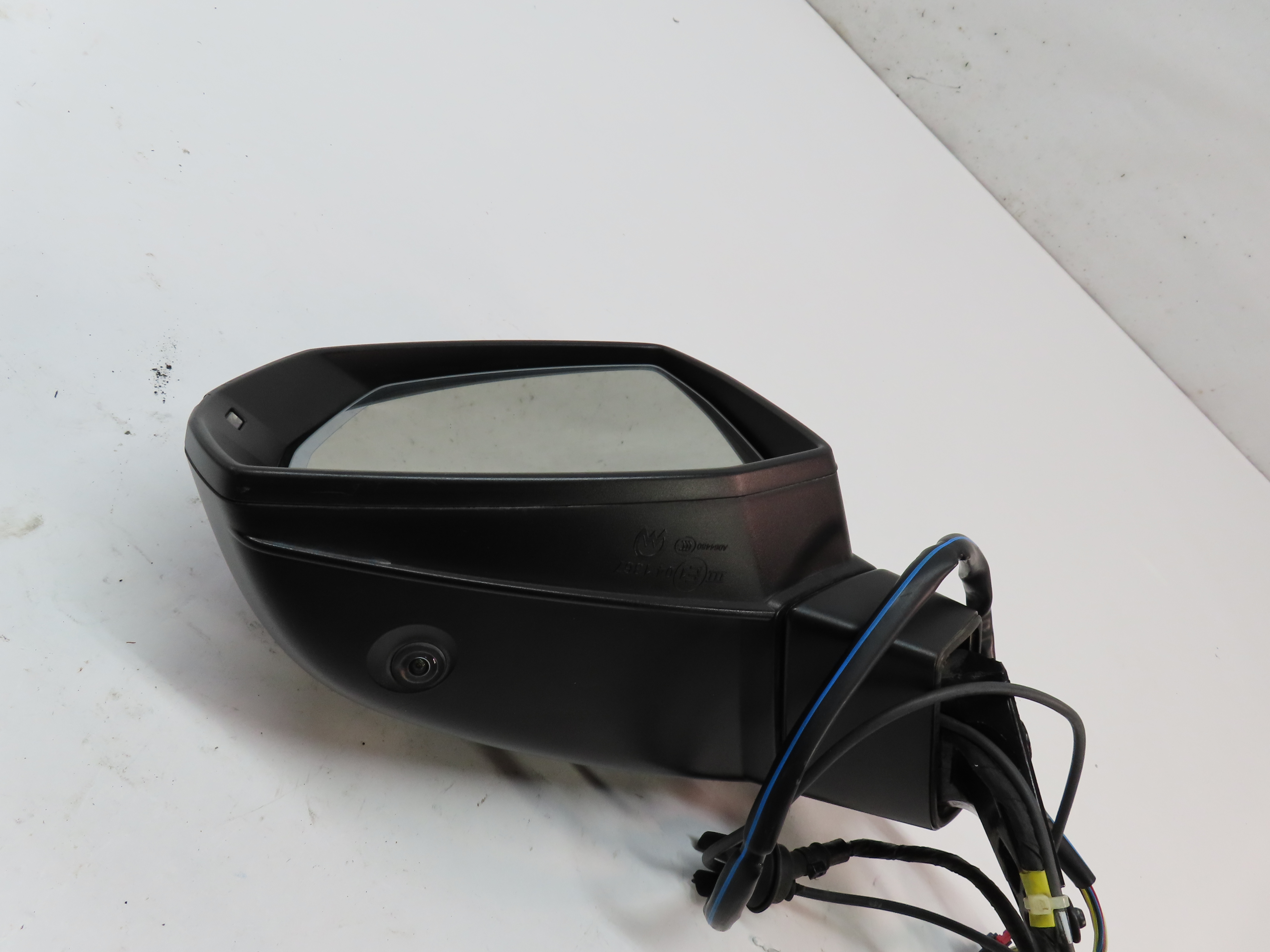17-19 AUDI Q7 4M LEFT PFOLD BLIND SPOT MEMORY CAMERA HEATED DOOR MIRROR (BLACK) — exact item pictured
