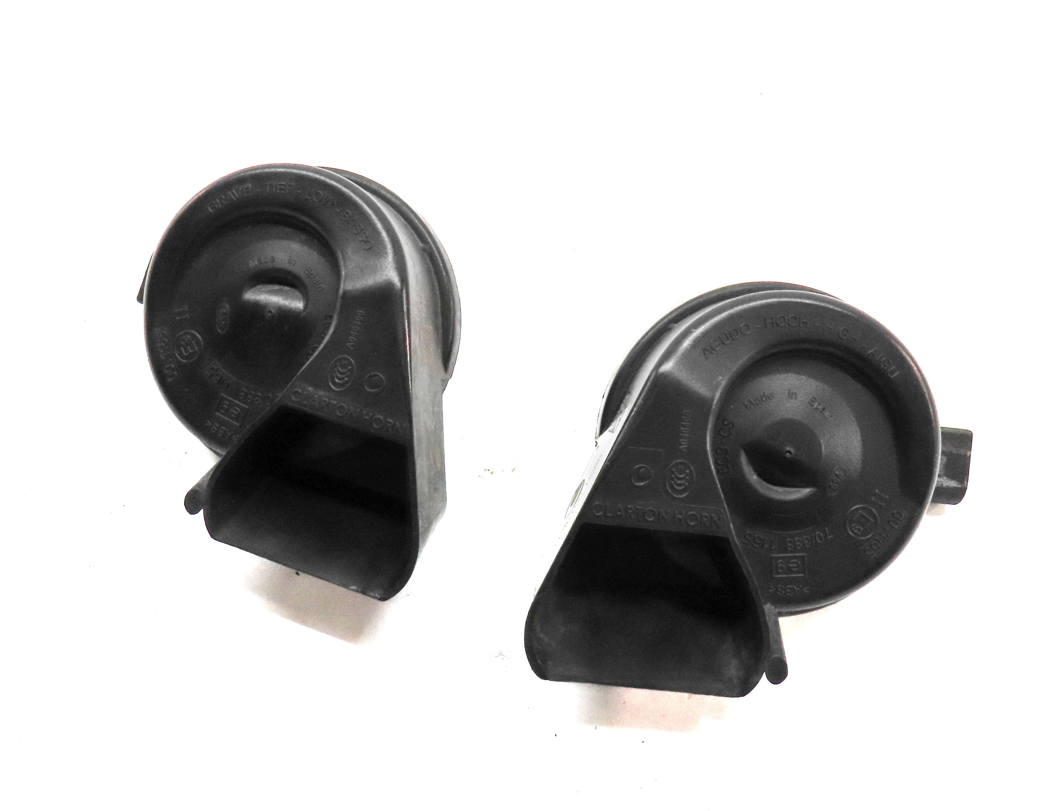 2014 AUDI Q5 (B8 8R) FRONT HIGH LOW TONE HORN SET/2 — exact item pictured