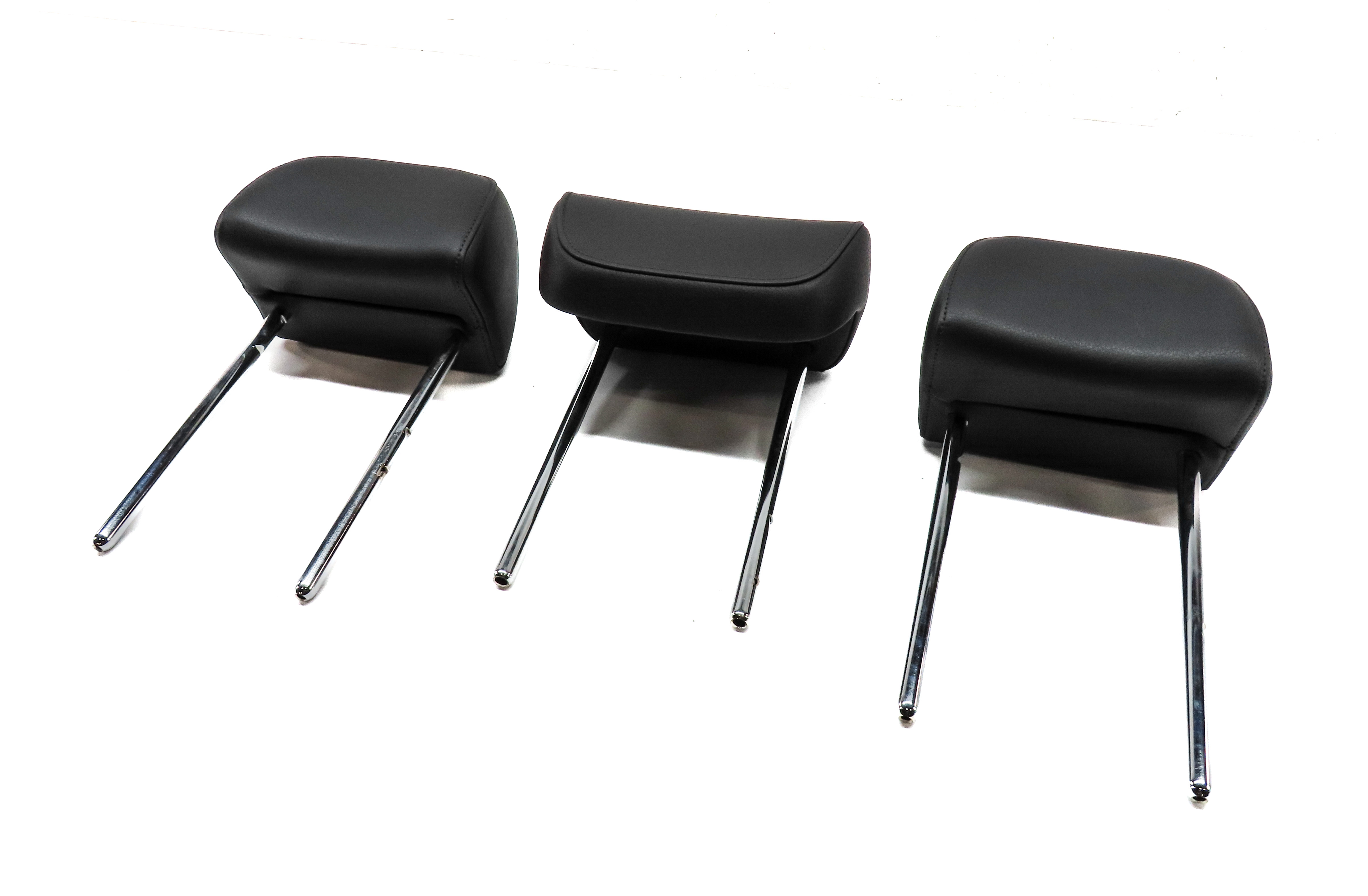 AUDI 11-17 Q5 14-17 SQ5 (B8) REAR LEFT RIGHT CENTER HEADREST SET3 (BLACK) — exact item pictured