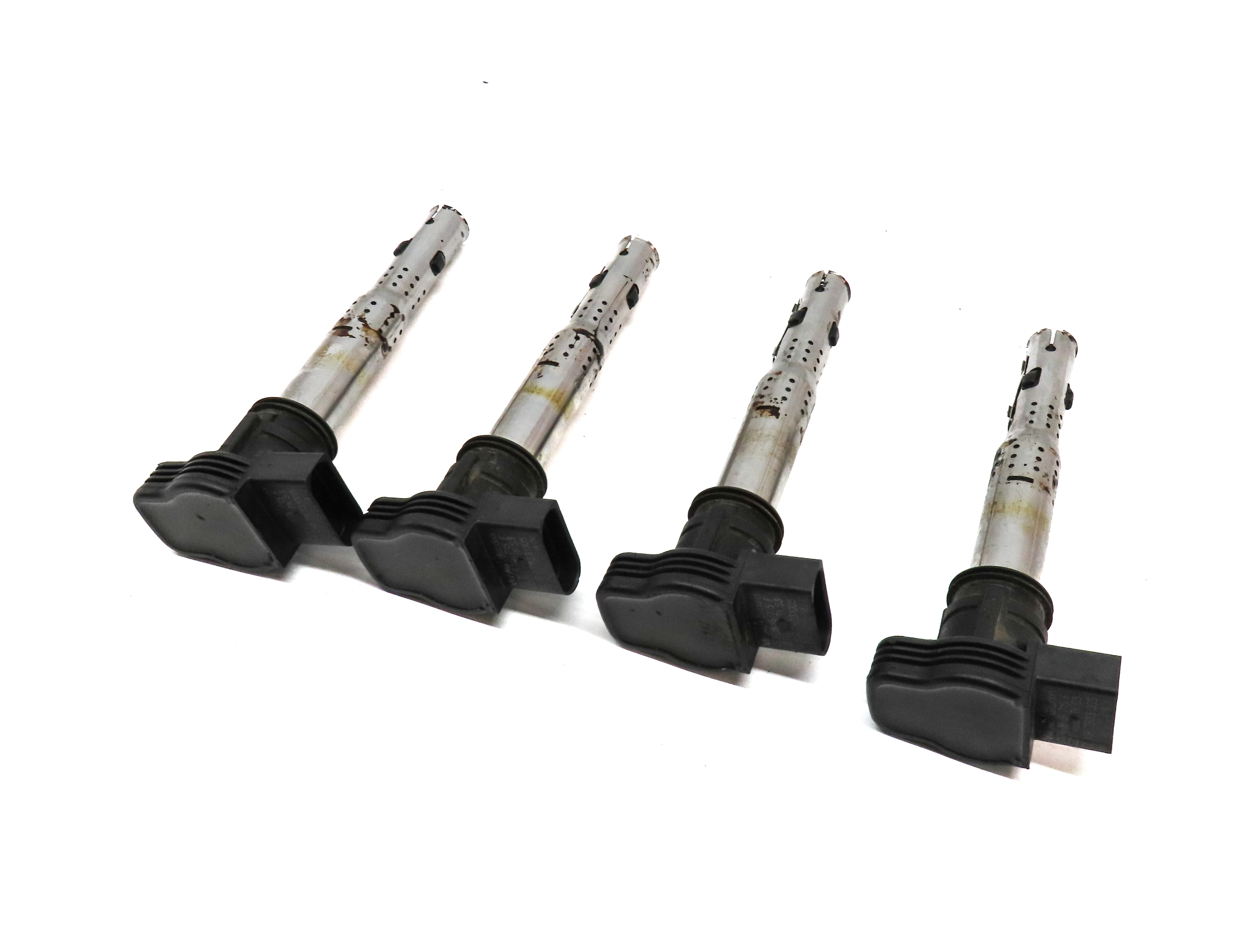 07-17 AUDI A3 A4 S4 A5 S5 A6 Q3 Q5 R8 TT BEETLE JETTA 2.0L IGNITION COIL SET 4 — exact item pictured