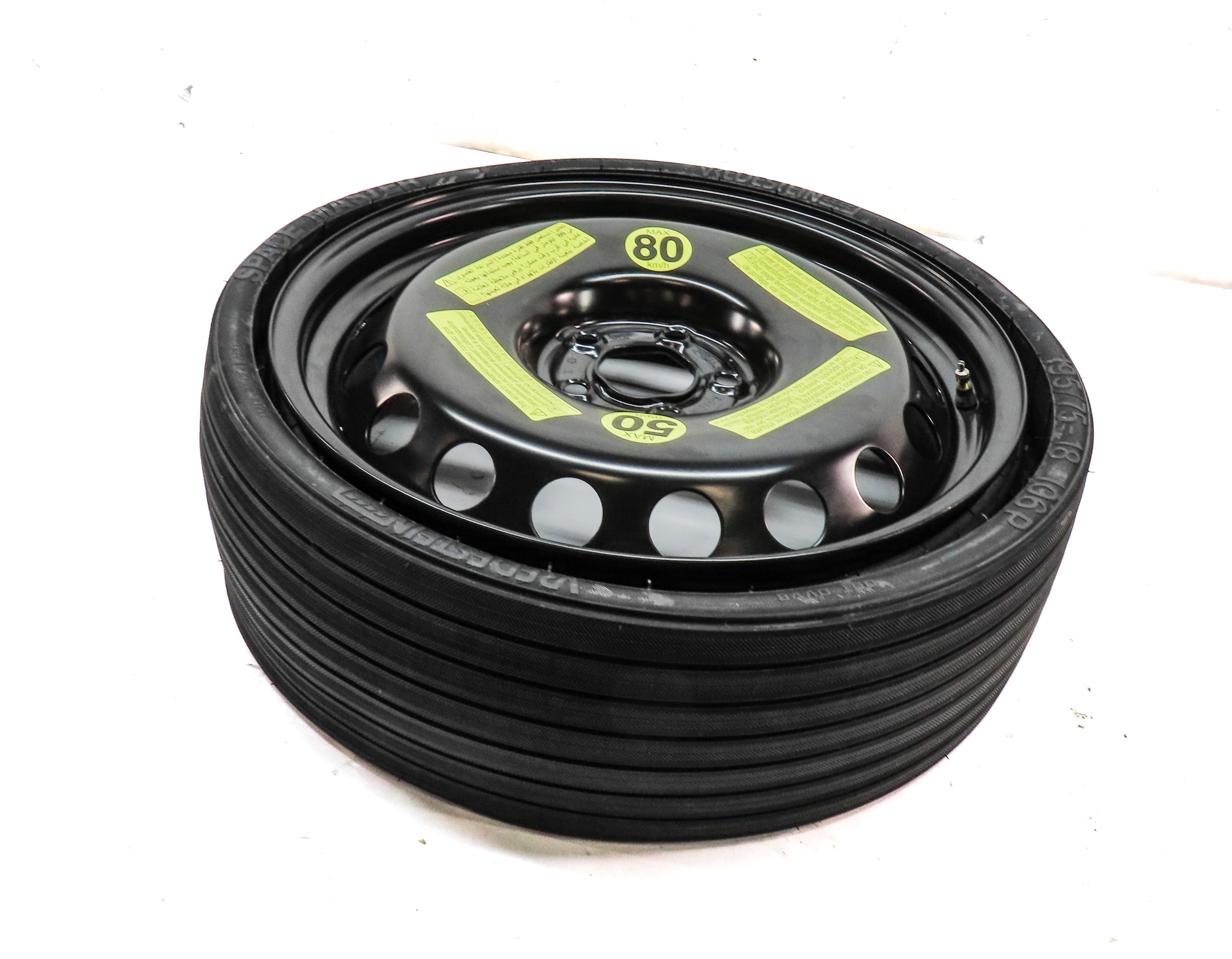 2009-2017 AUDI Q5 (B8 8R) 18x6 COLLAPSIBLE SPARE TIRE WHEEL RIM — exact item pictured