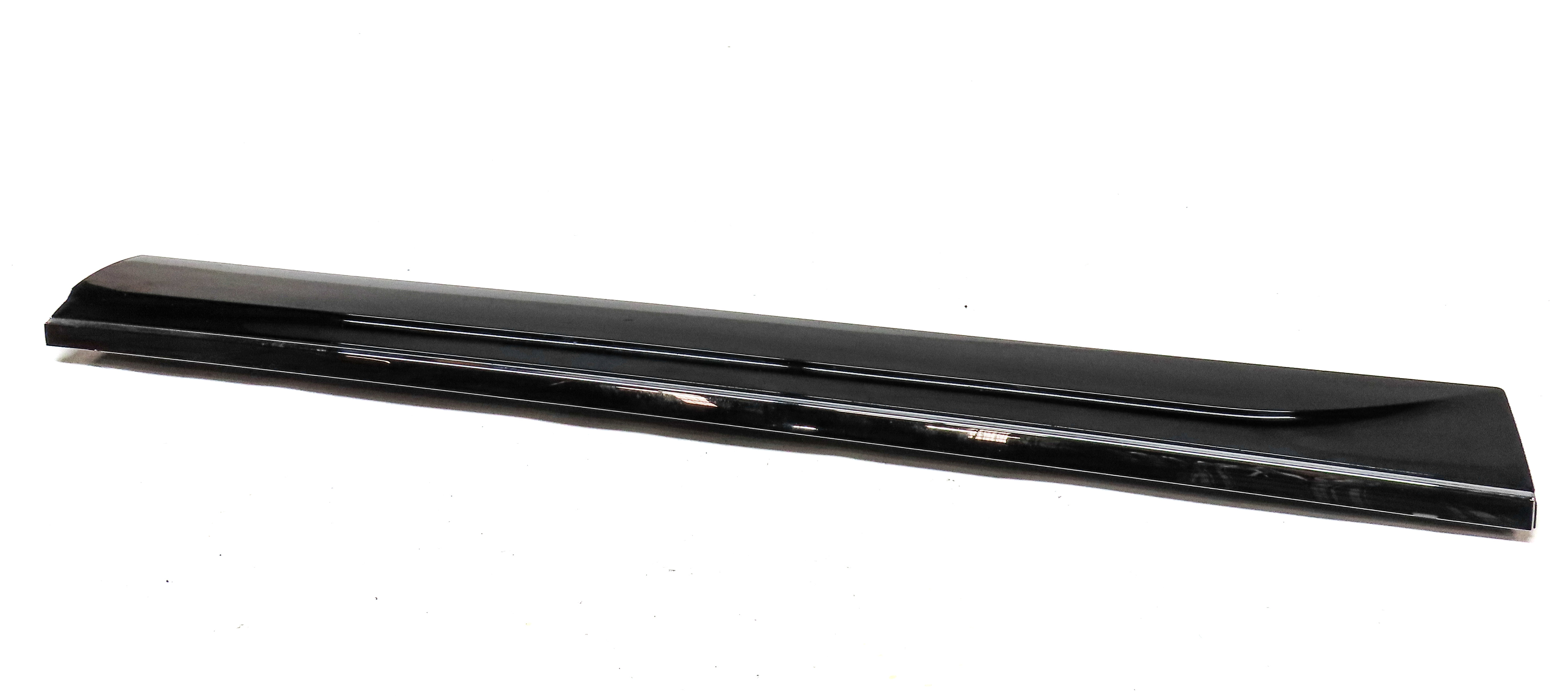 2014 AUDI Q5 (B8 8R) FRONT LEFT DRIVER EXTERIOR LOWER DOOR TRIM MOULDING (BLACK) — exact item pictured