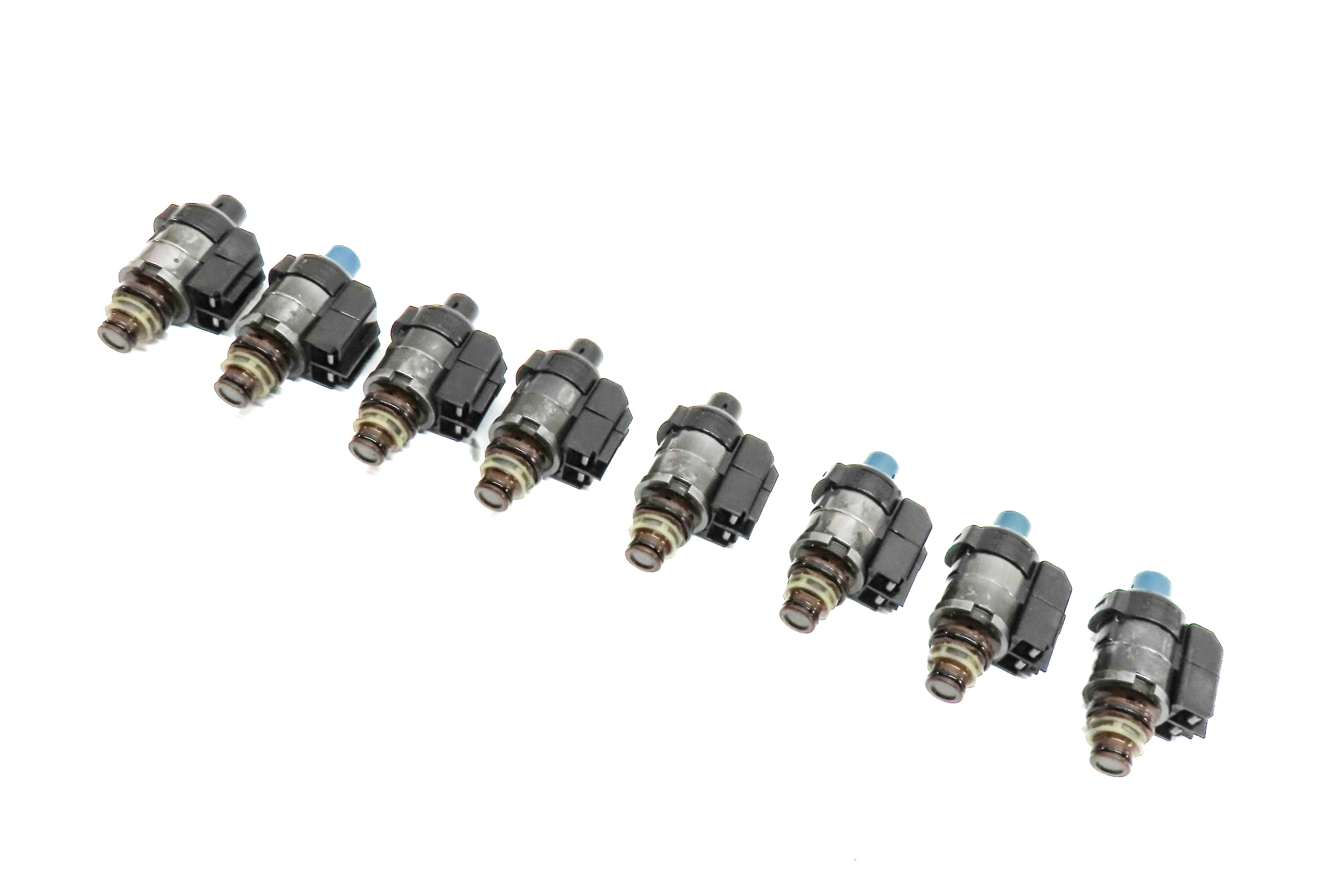 04-18 MERCEDES C CL E GL G ML S SLK 722.9 TRANSMISSION VALVE BODY SOLENOID SET-8 — exact item pictured