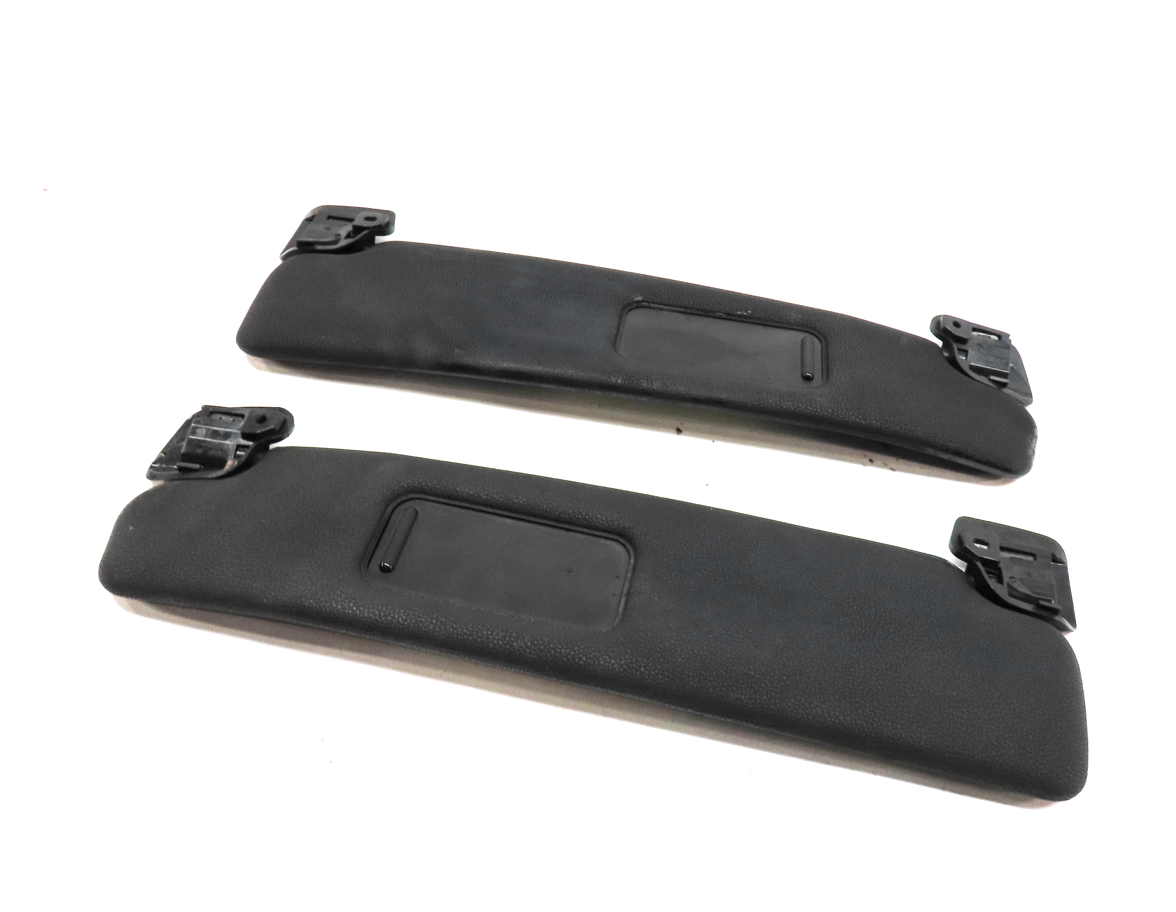 2003-2008 BMW Z4 (E85) FRONT LEFT & RIGHT SUN VISOR SUNVISOR SET (BLACK) — exact item pictured