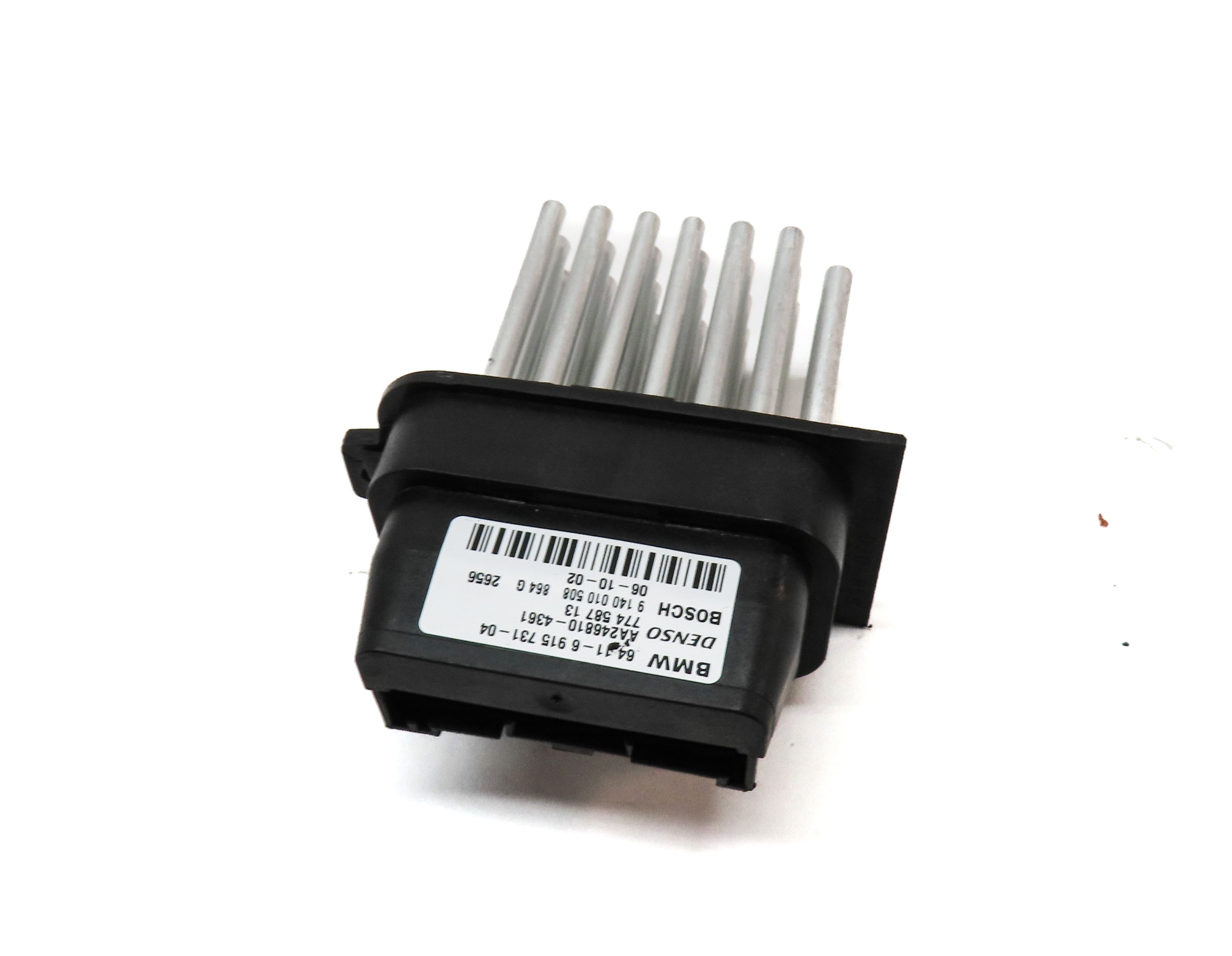 2007 BMW Z4 ROADSTER (E85) A/C HEATER BLOWER RESISTOR FAN MOTOR SPEED RESISTOR — exact item pictured