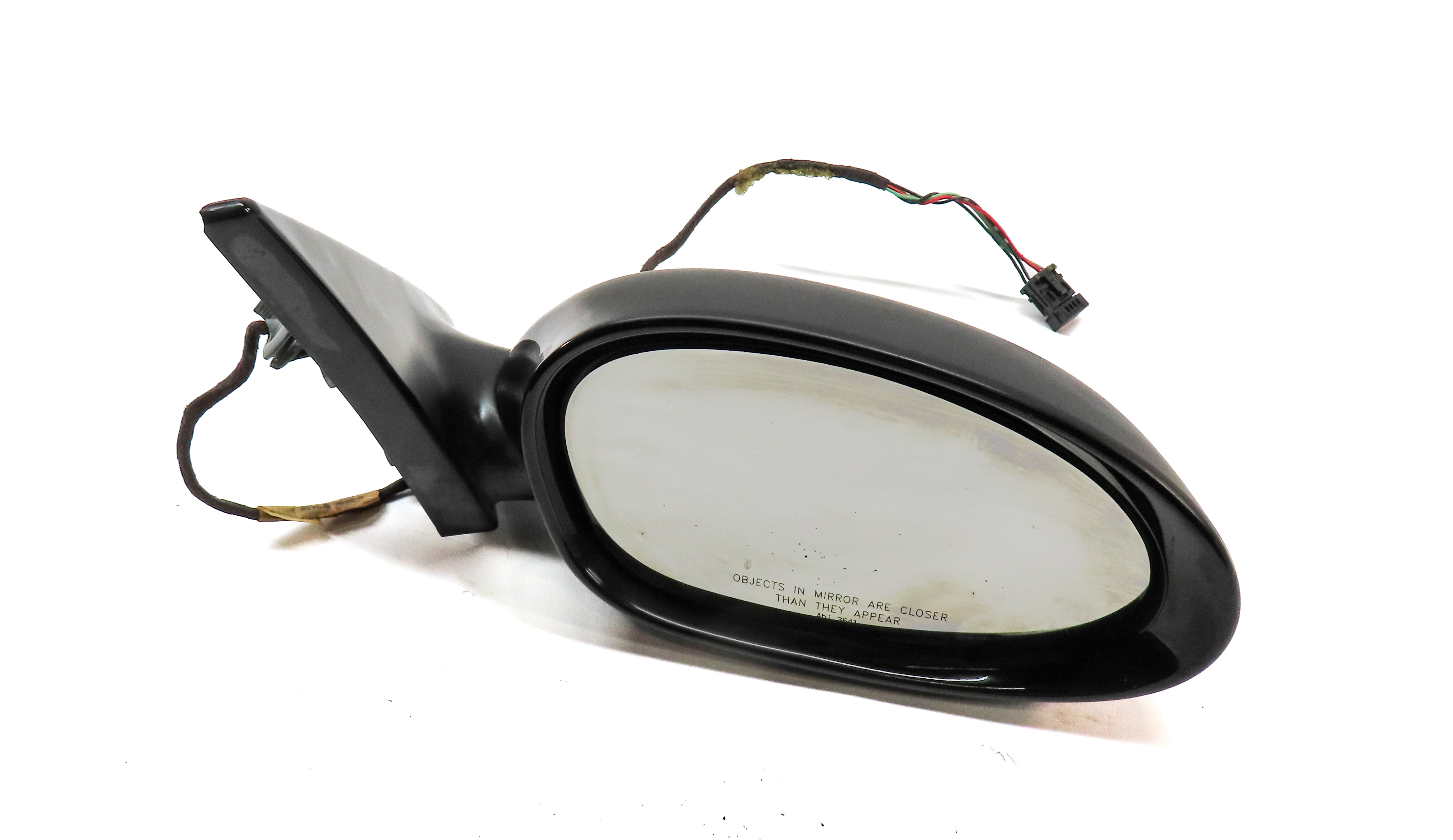 2003-2008 BMW Z4 (E85) FRONT RIGHT PASSENGER HEATED DOOR MIRROR (Black) — exact item pictured