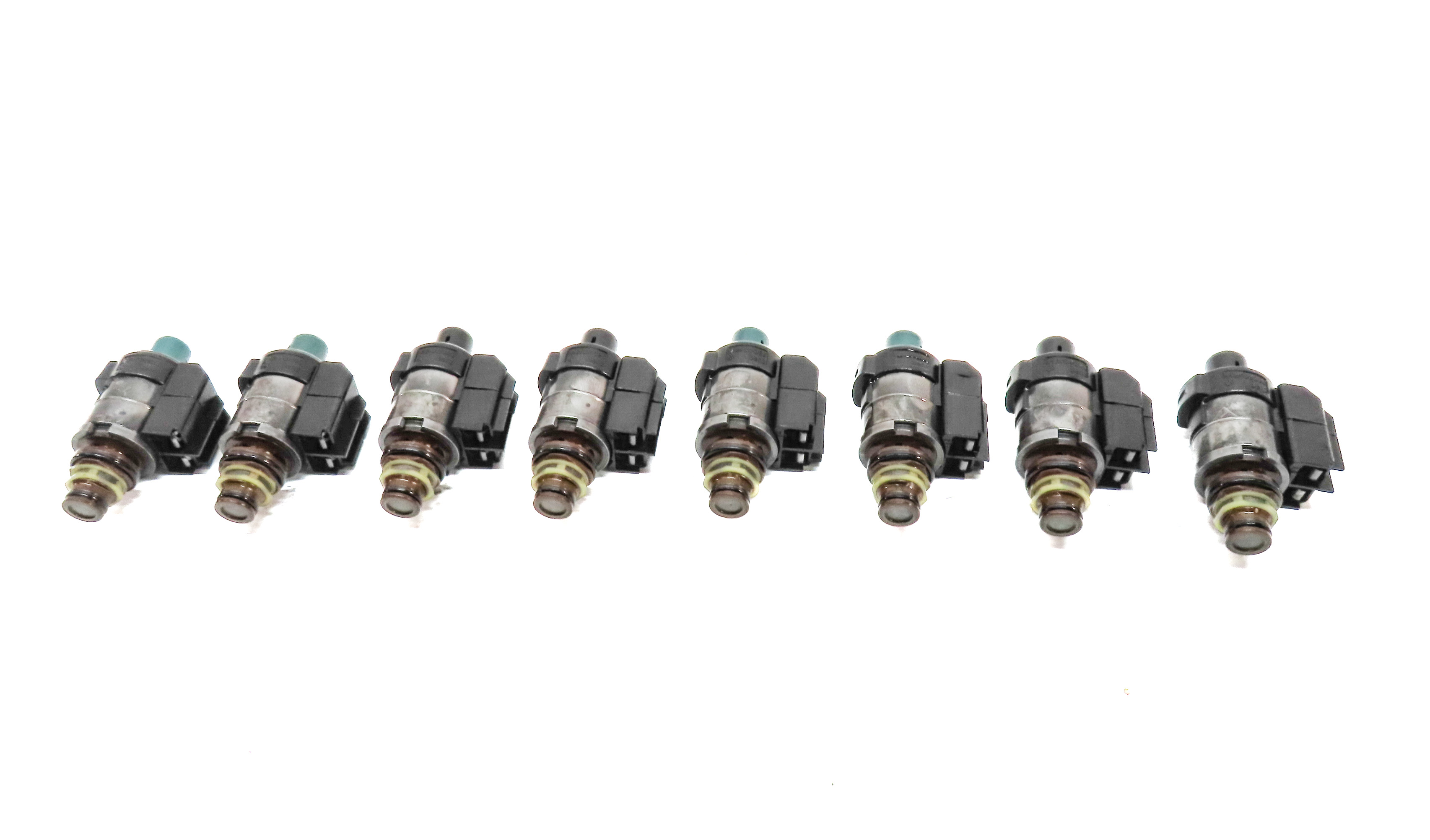 04-18 MERCEDES C CL E GL G ML S SLK 722.9 TRANSMISSION VALVE BODY SOLENOID SET-8 — exact item pictured