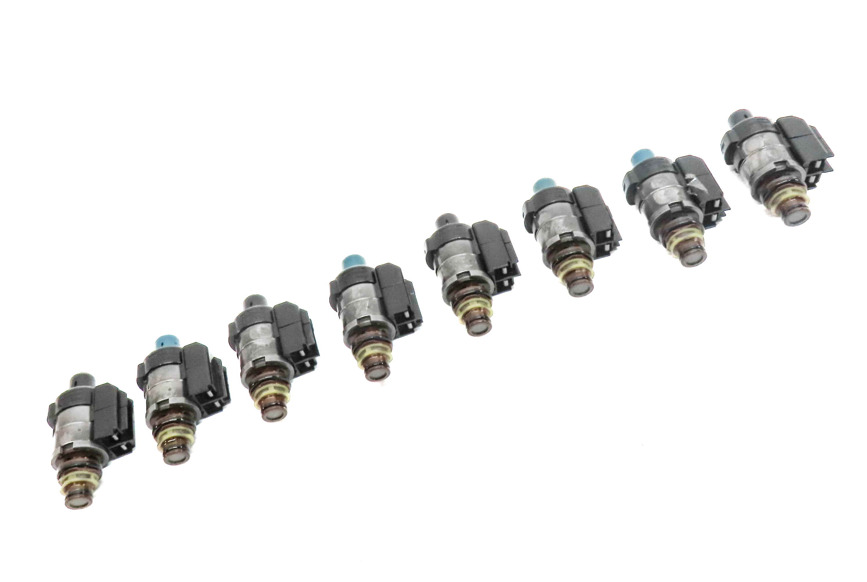 04-18 MERCEDES C CL E GL G ML S SLK 722.9 TRANSMISSION VALVE BODY SOLENOID SET-8 — exact item pictured