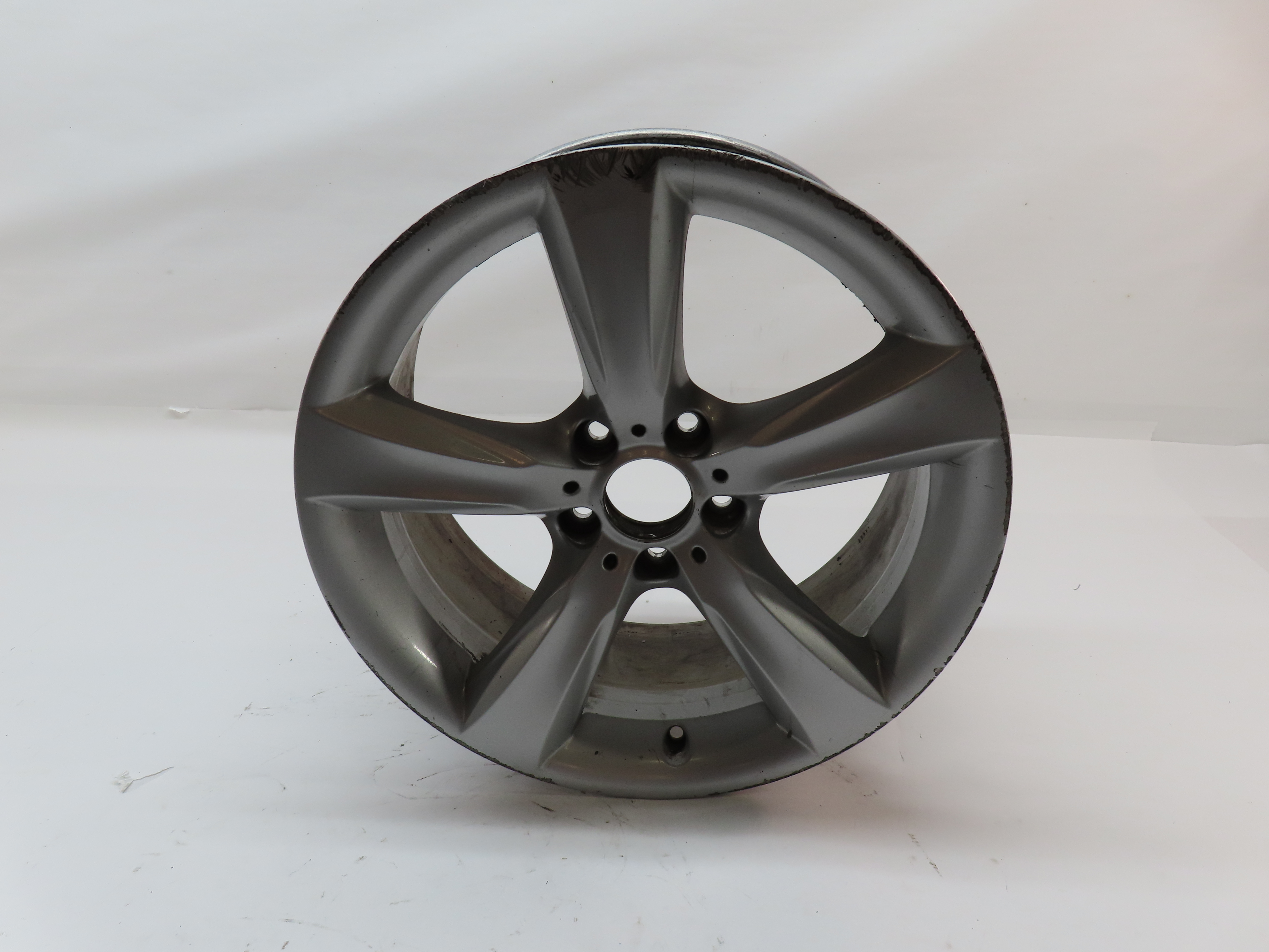 2015-2018 BMW X3 X4 F25 F26 19X8.5 INCH 5 SOLID SPOKE ALUMINUM ALLOY WHEEL RIM — exact item pictured