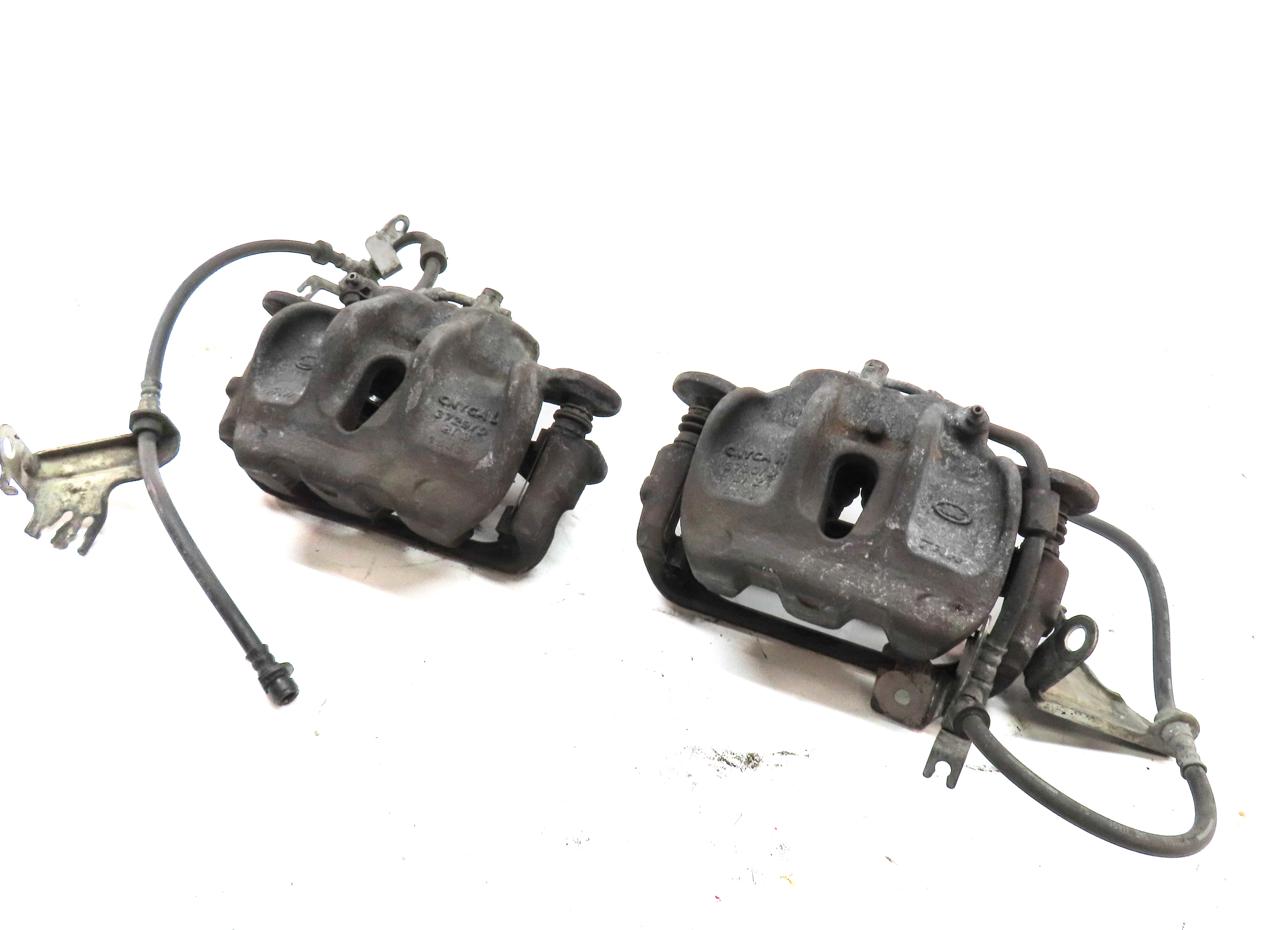 2010-2017 LR4 DISCOVERY RANGE ROVER SPORT FRONT LEFT & RIGHT BRAKE CALIPER SET — exact item pictured