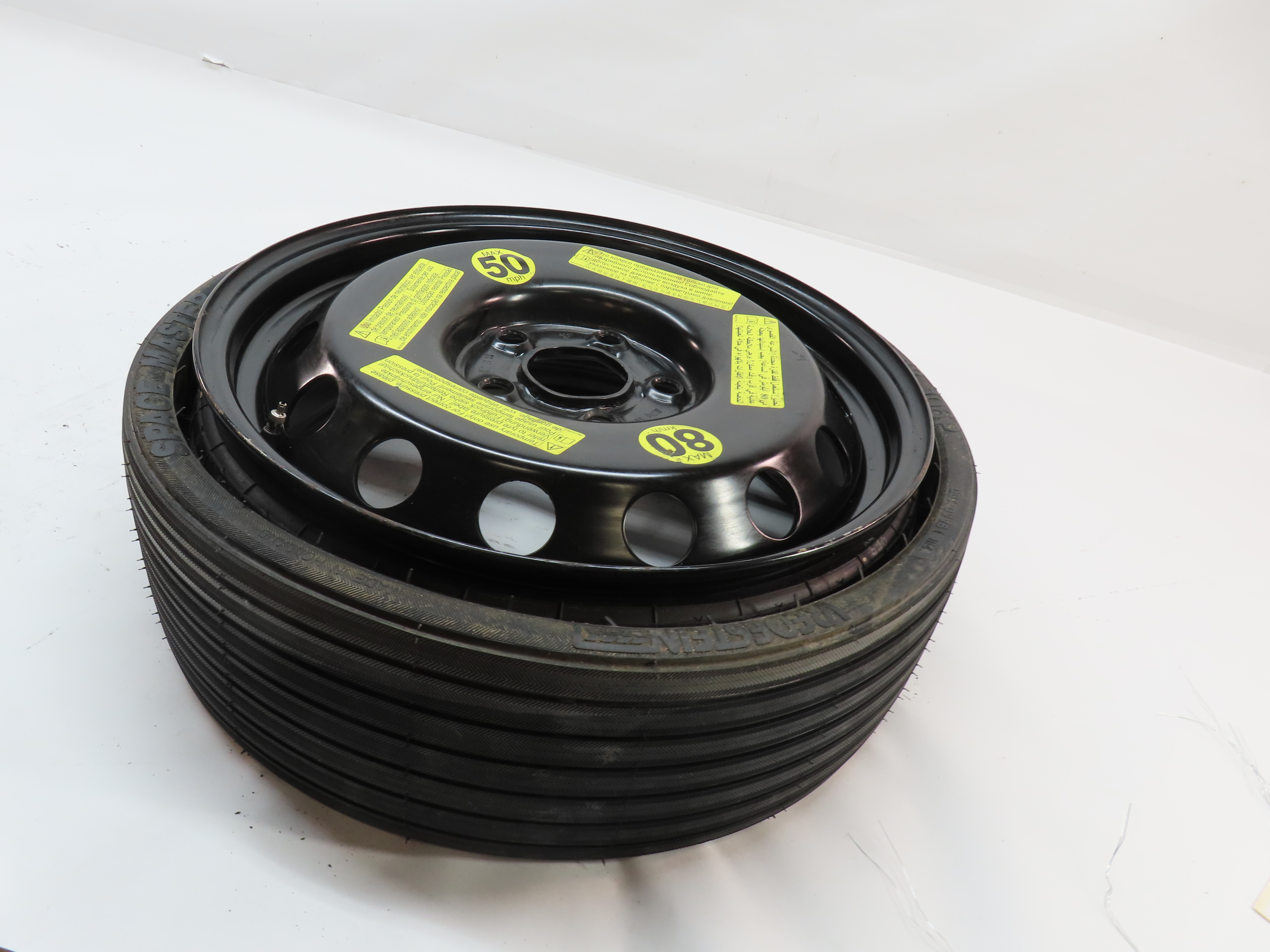 2004-2017 VW TOUAREG AUDI Q7 (4L) 18x6-1/2 COLLAPSIBLE SPARE TIRE WHEEL RIM — exact item pictured