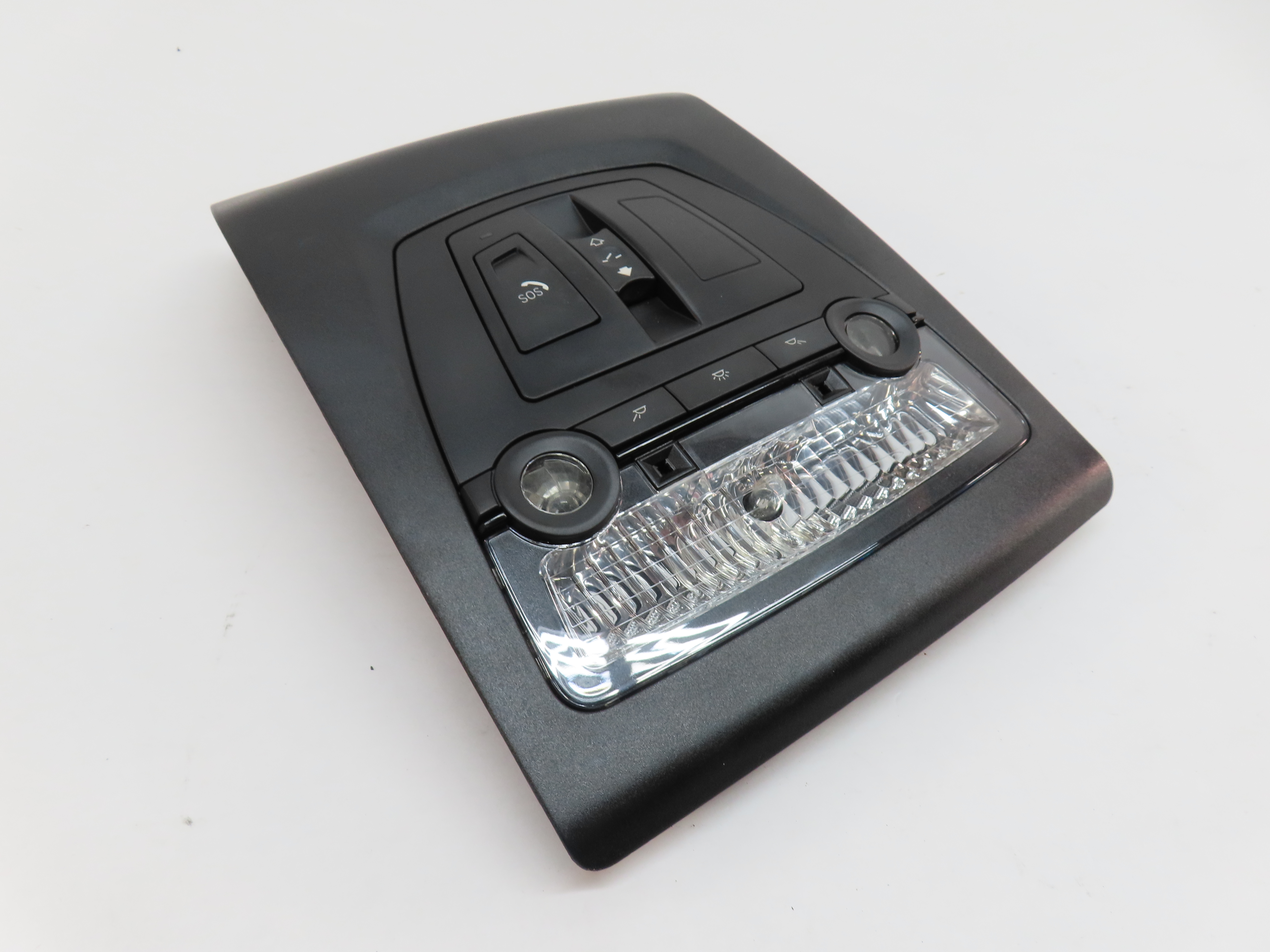 14 BMW X3 (F25) FRONT INTERIOR OVERHEAD DOME LIGHT LAMP w/SUNROOF SWITCH (Black) — exact item pictured