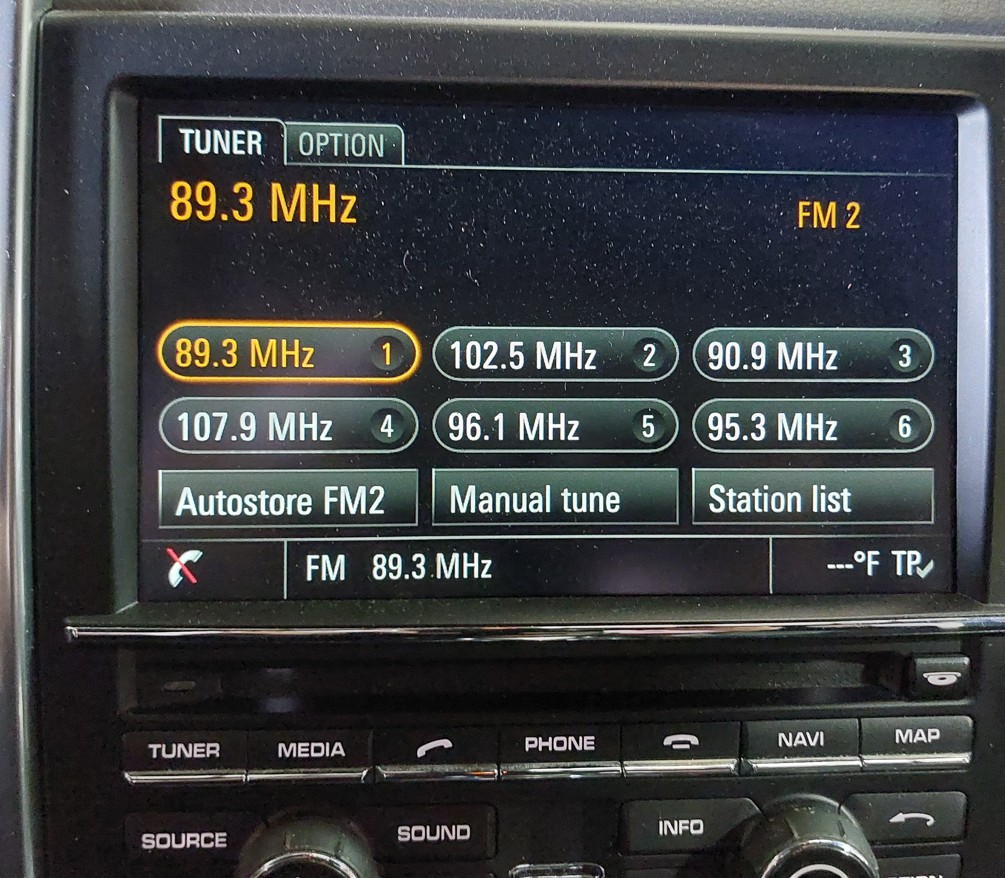 2014 PORSCHE CAYENNE (958) FRONT RADIO CD NAVIGATION MMI SCREEN HEAD UNIT — exact item pictured