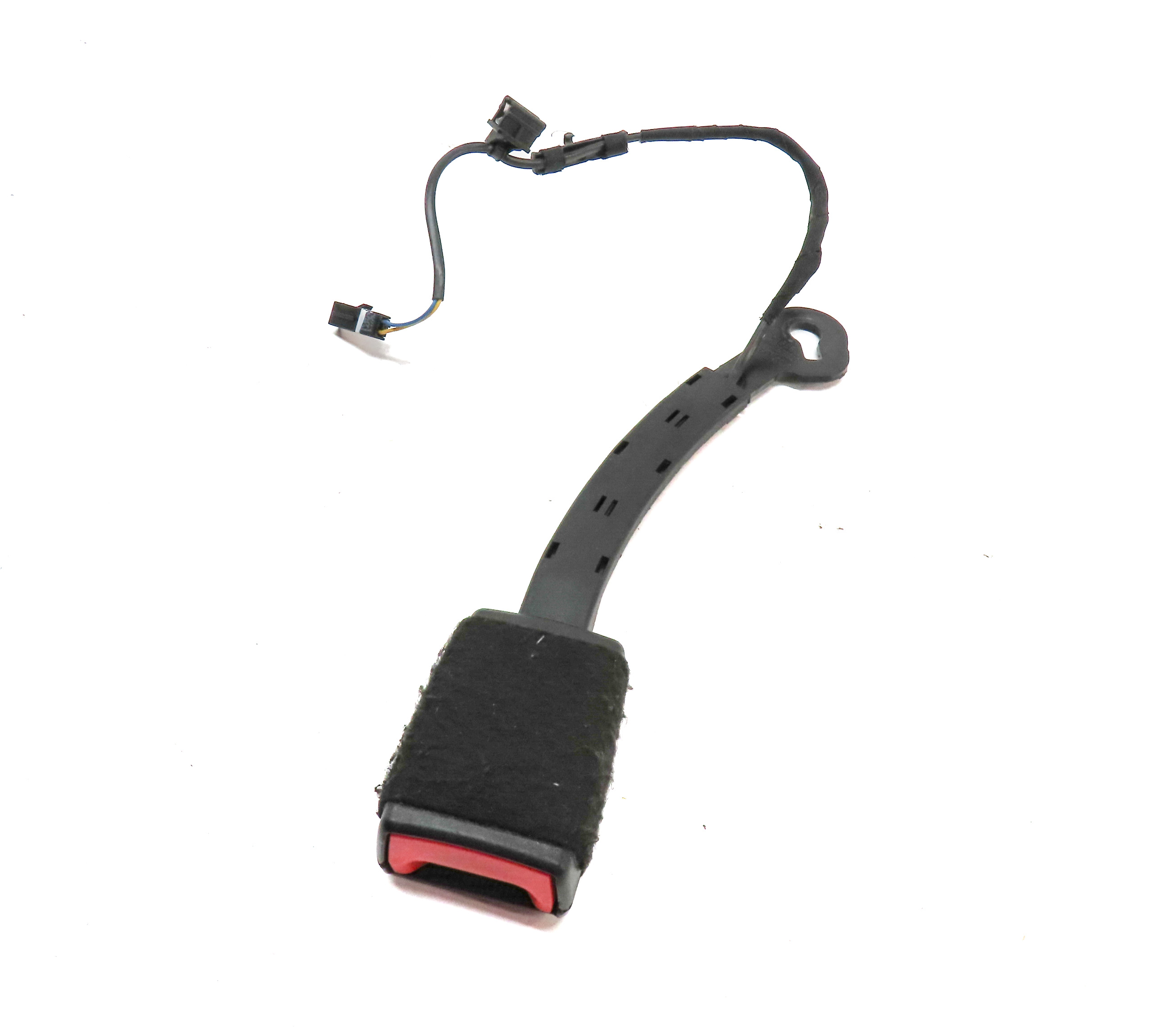 2017-2019 AUDI A3 S3 (8V 8Y) FRONT LEFT DRIVER SEATBELT BUCKLE RECEIVER (BLACK) — exact item pictured