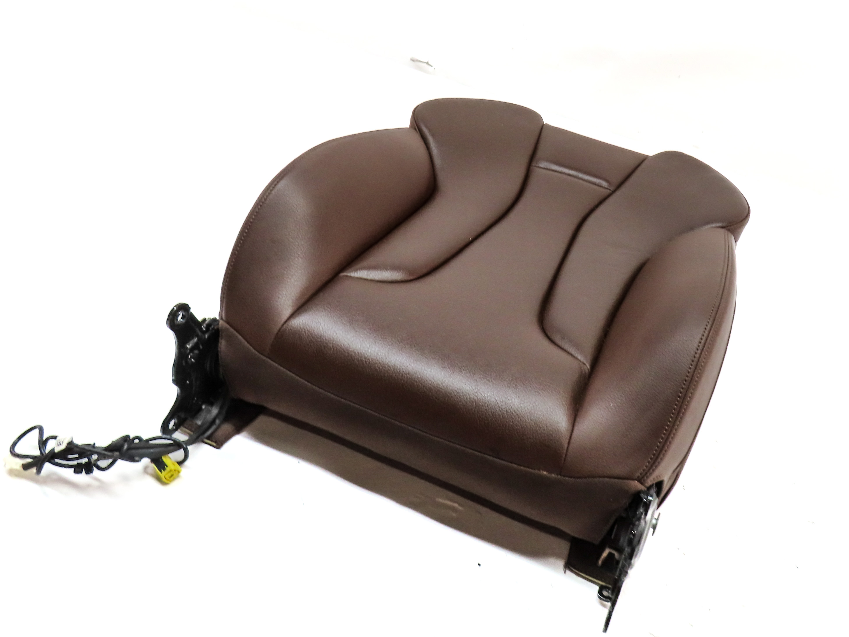 2018 AUDI A3 (8V) FRONT RIGHT PASSENGER UPPER HEATED SPORT SEAT CUSHION (Brown) — exact item pictured