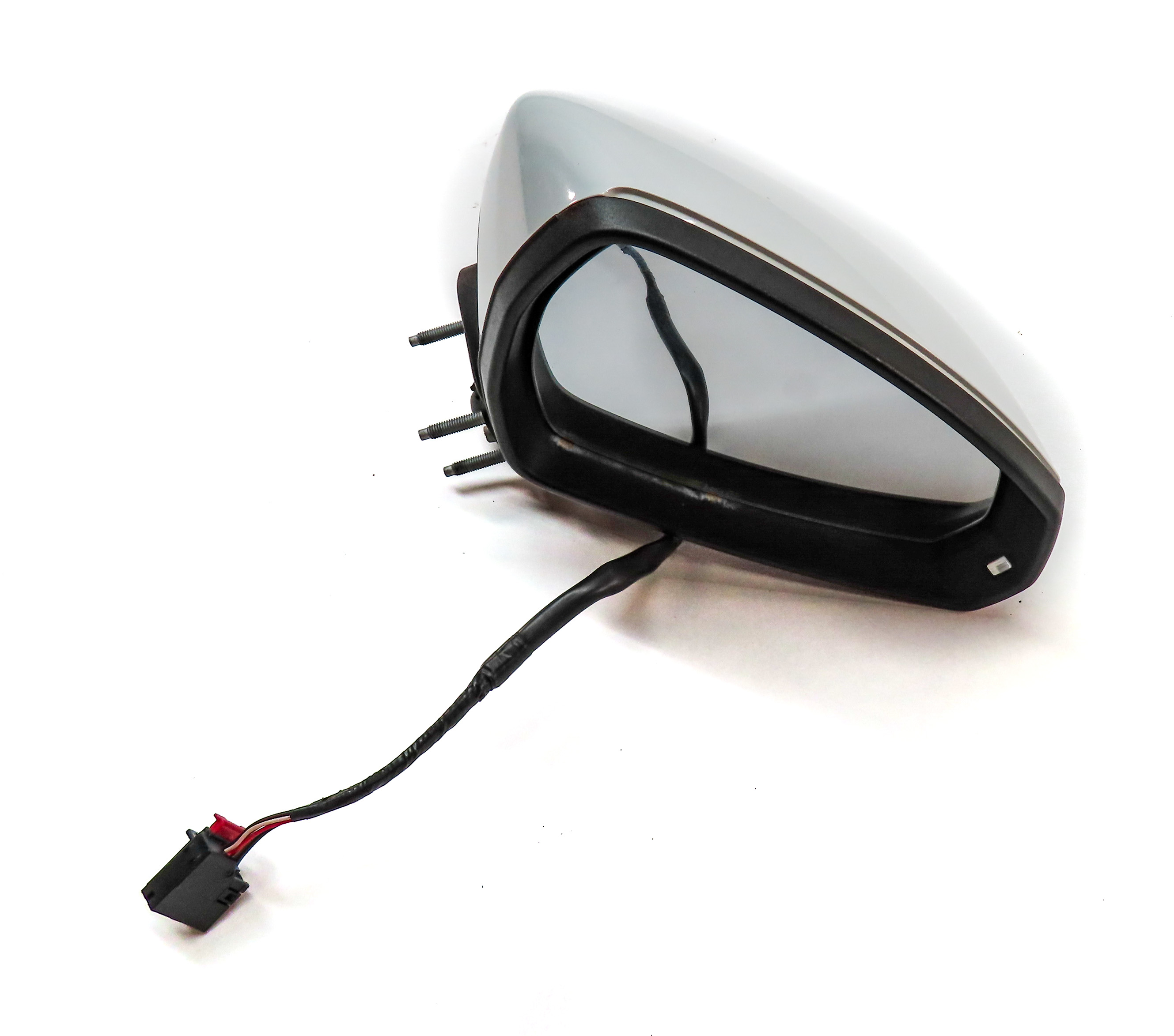 15-18 AUDI A3 S3 (8V) RIGHT PASSENGER MANUAL FOLD HEATED DOOR MIRROR (White) — exact item pictured
