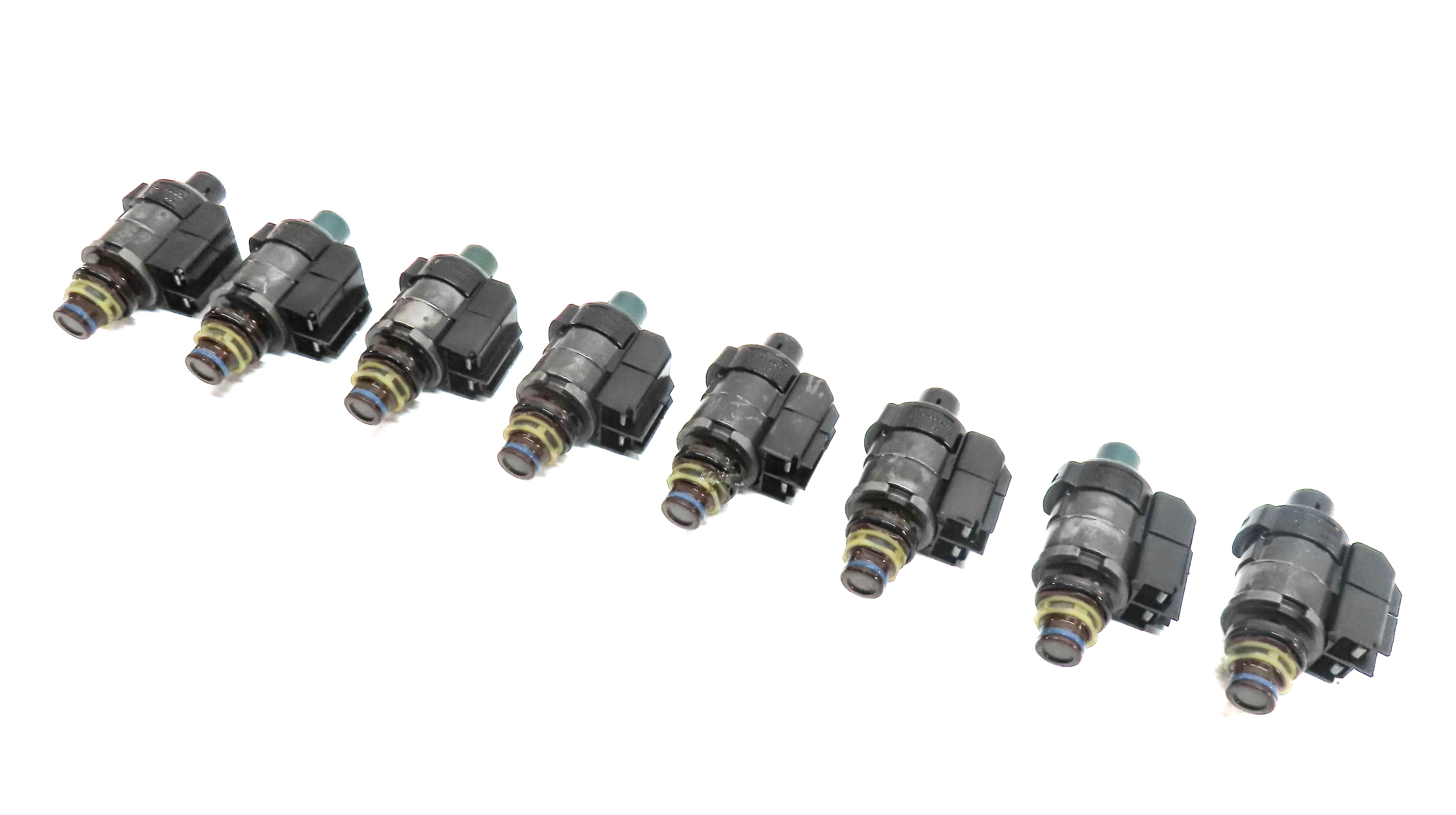 04-18 MERCEDES C CL E GL G ML S SLK 722.9 TRANSMISSION VALVE BODY SOLENOID SET-8 — exact item pictured