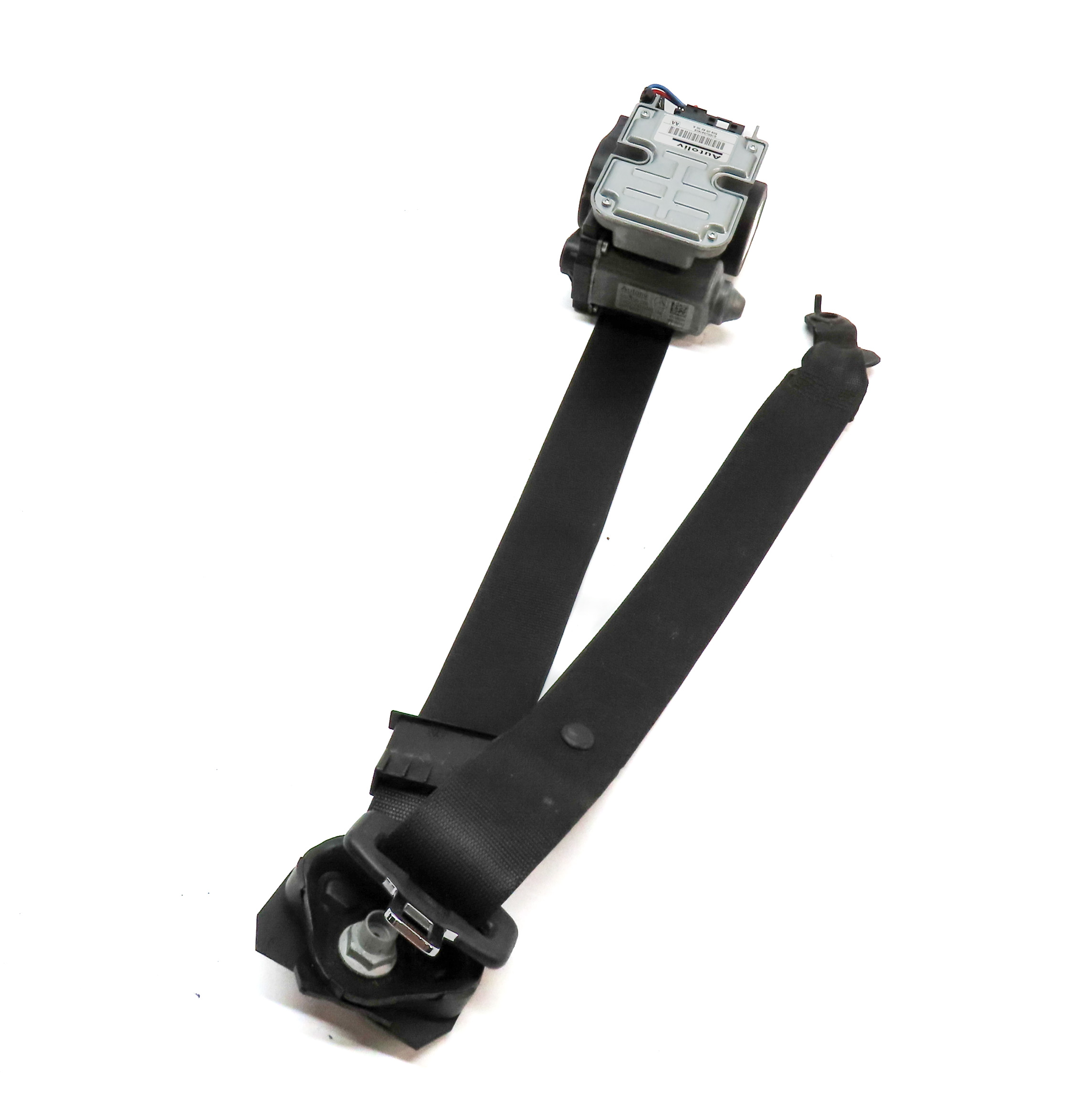 07-09 MERCEDES E350 E550 CLS63 CLS550 RIGHT FRONT SEATBELT RETRACTOR (Black) — exact item pictured