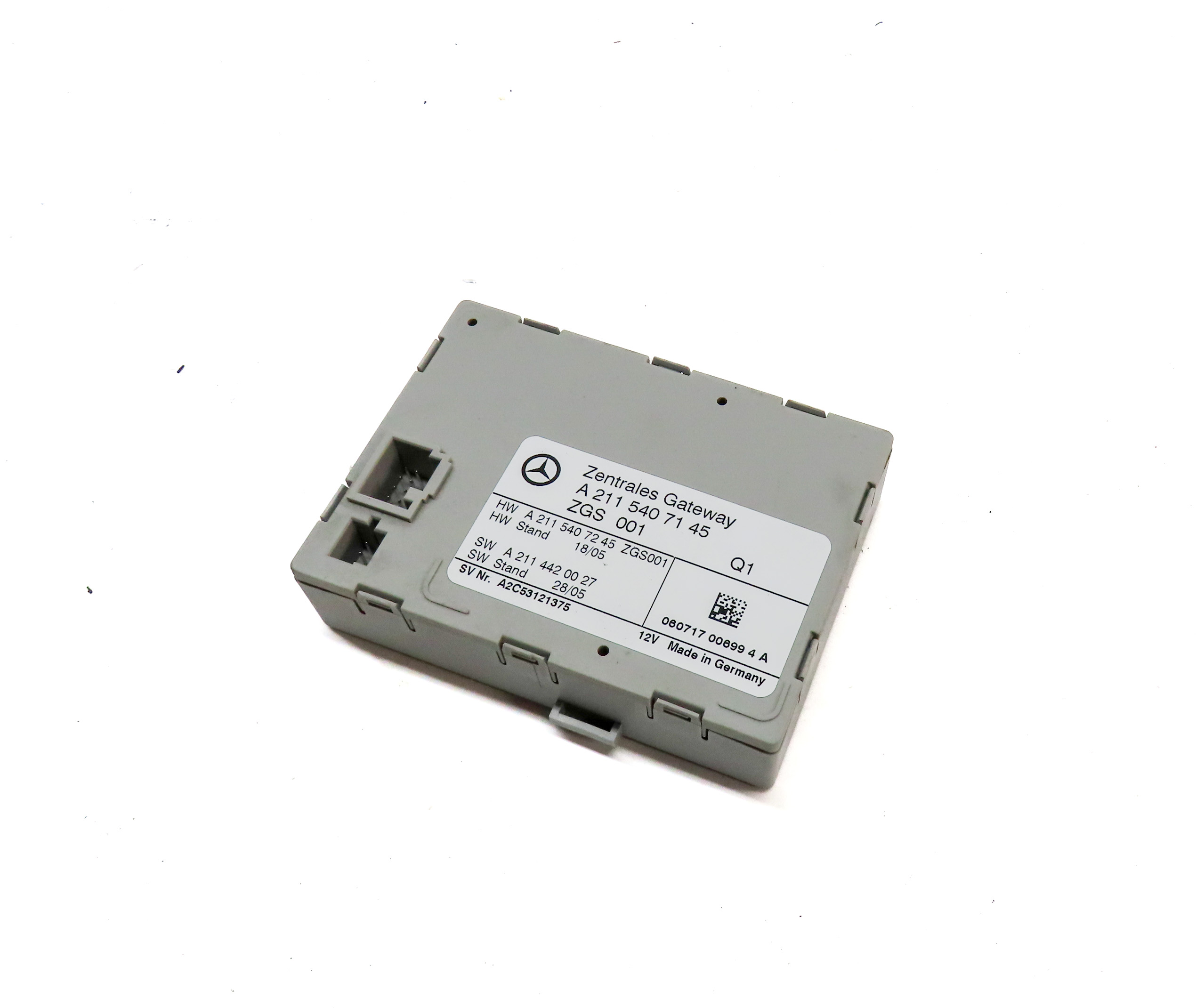 2007 MERCEDES CLS63 AMG (W219) CENTRAL GATEWAY CONTROL MODULE — exact item pictured