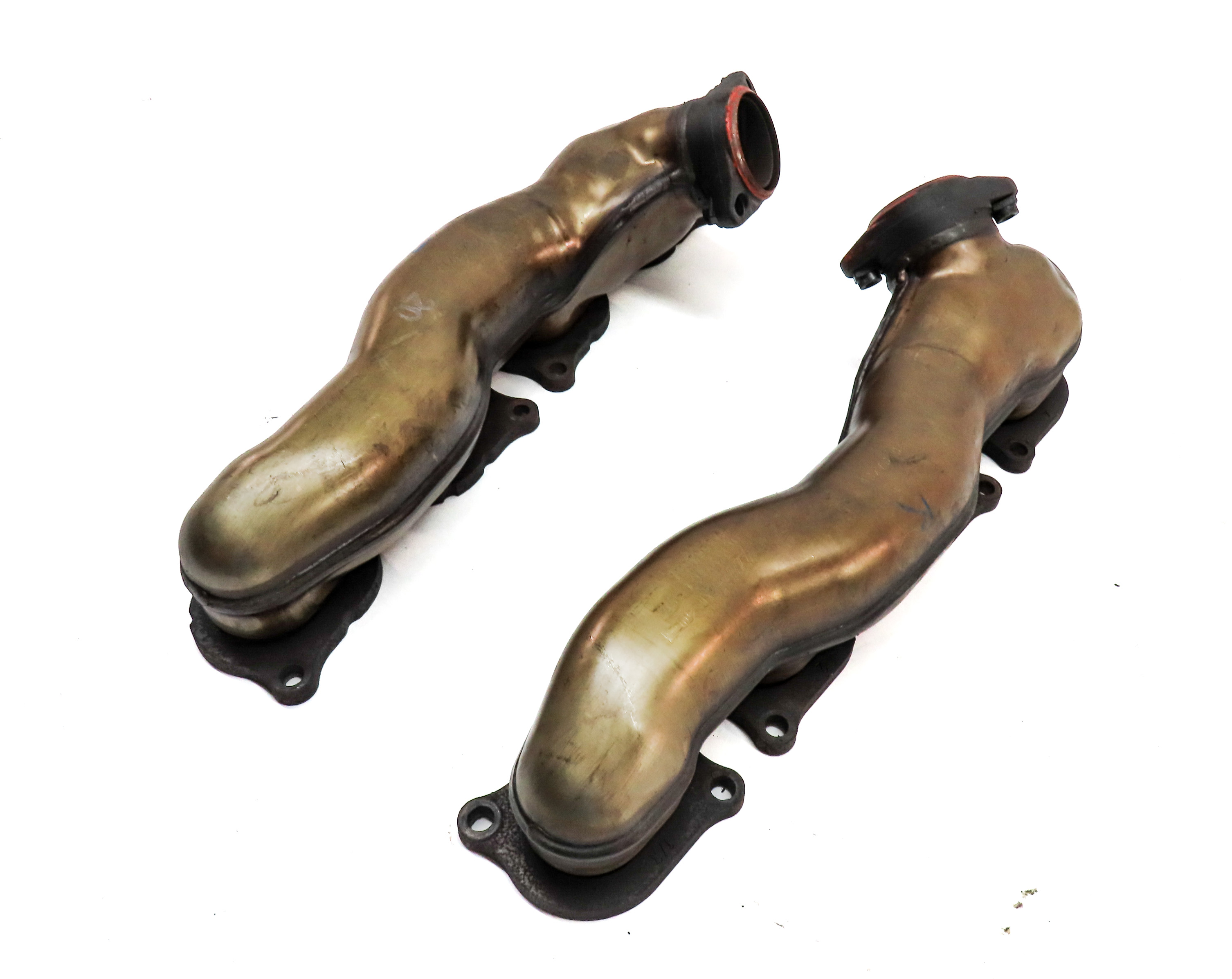 07-14 C E S CLK CLS (W204 W211 W221 W219) 6.3L AMG ENGINE EXHAUST MANIFOLD SET 2 — exact item pictured