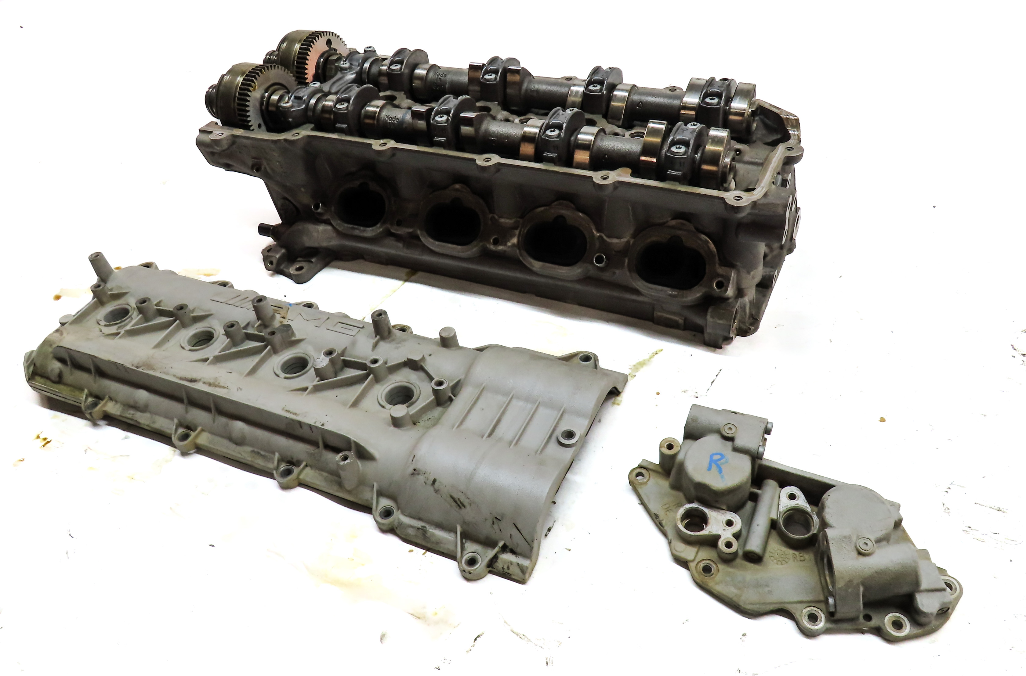 07-15 MERCEDES CL63 E63 ML63 S63 SL63 CLK63 CLS63 AMG 6.3L RIGHT CYLINDER HEAD — exact item pictured