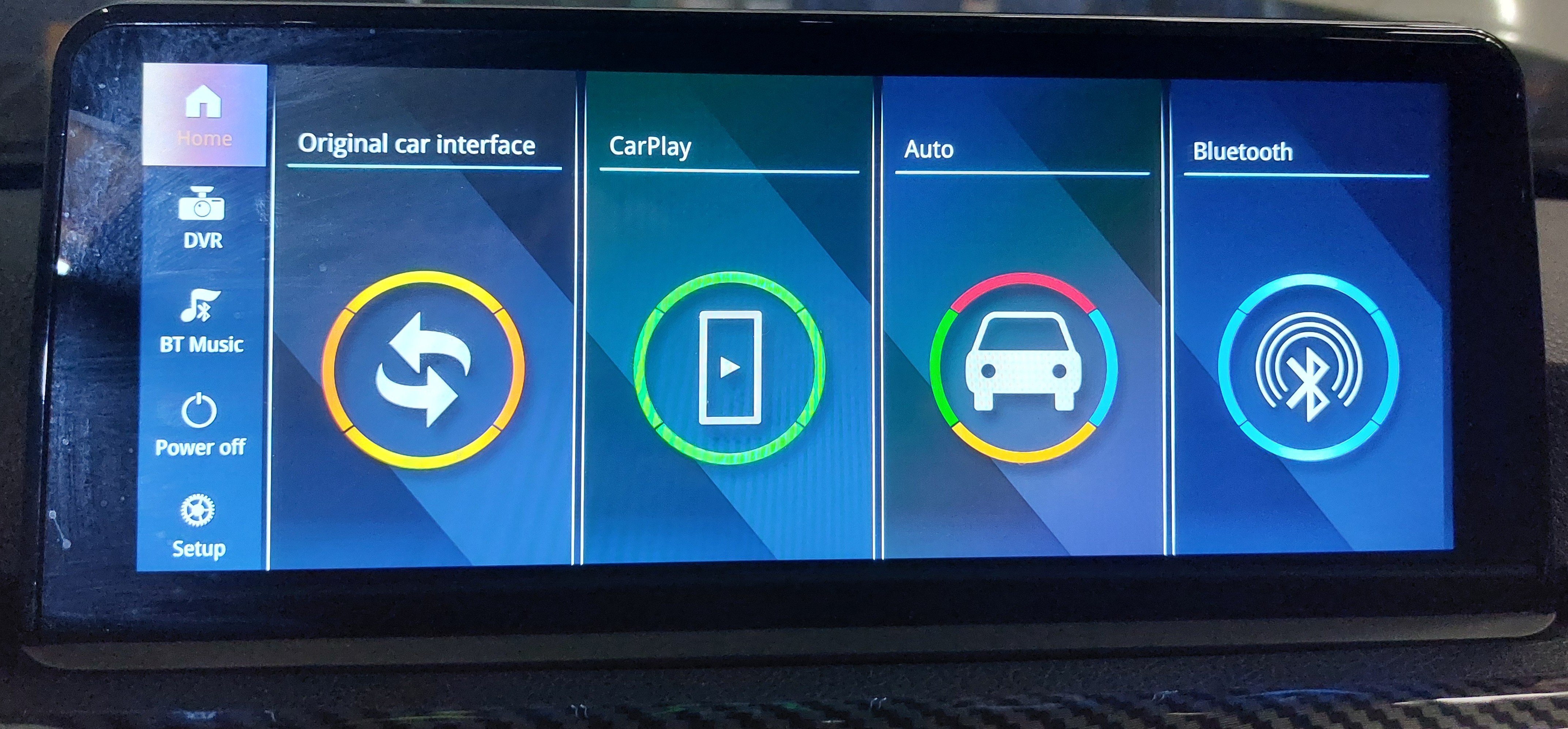 2012 BMW 328I (F30) FRONT INFORMATION DISPLAY SCREEN w/ WIRE HARNESS — exact item pictured