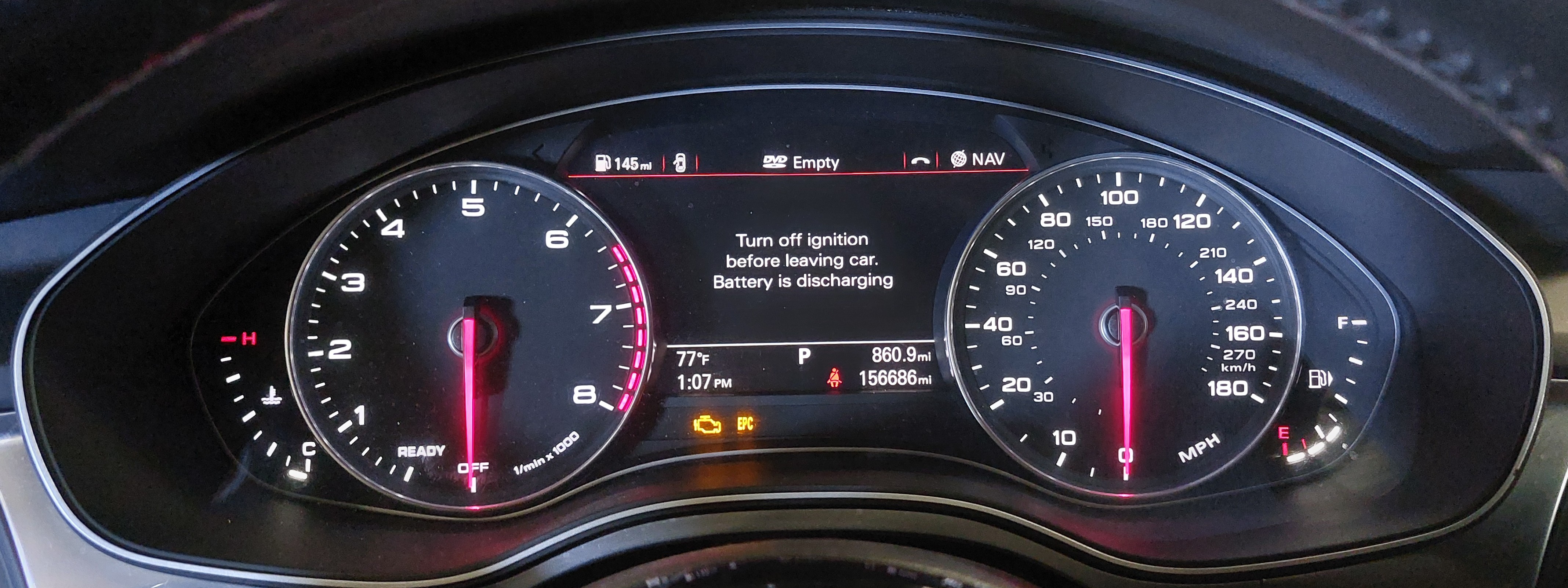 16-17 AUDI A6 A7 C7 4G8 DASH SPEEDOMETER INSTRUMENT GAUGE CLUSTER (156k) — exact item pictured