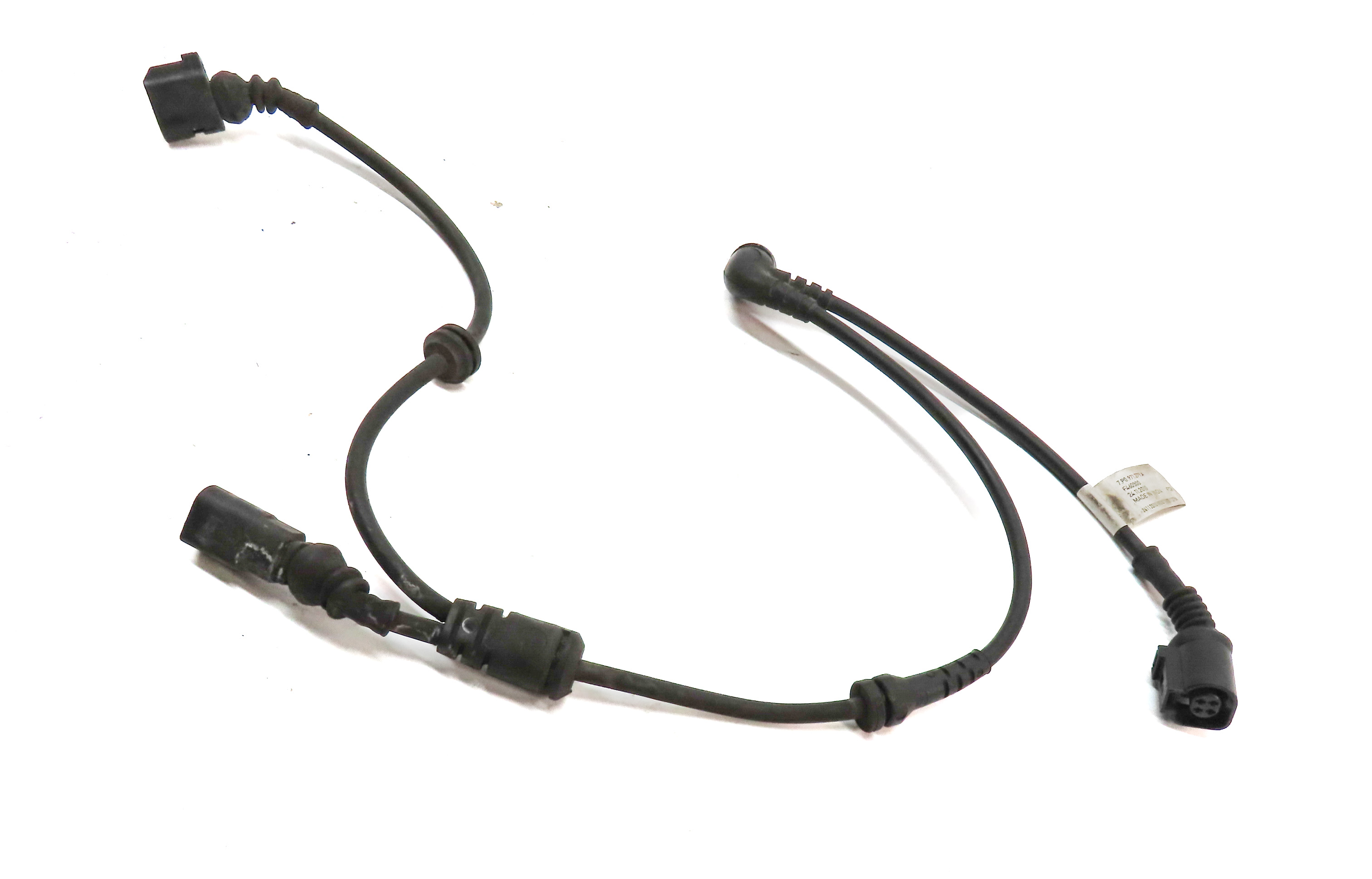 2011 PORSCHE CAYENNE (958) FRONT LEFT DRIVER WHEEL SPEED SENSOR WIRE HARNESS — exact item pictured