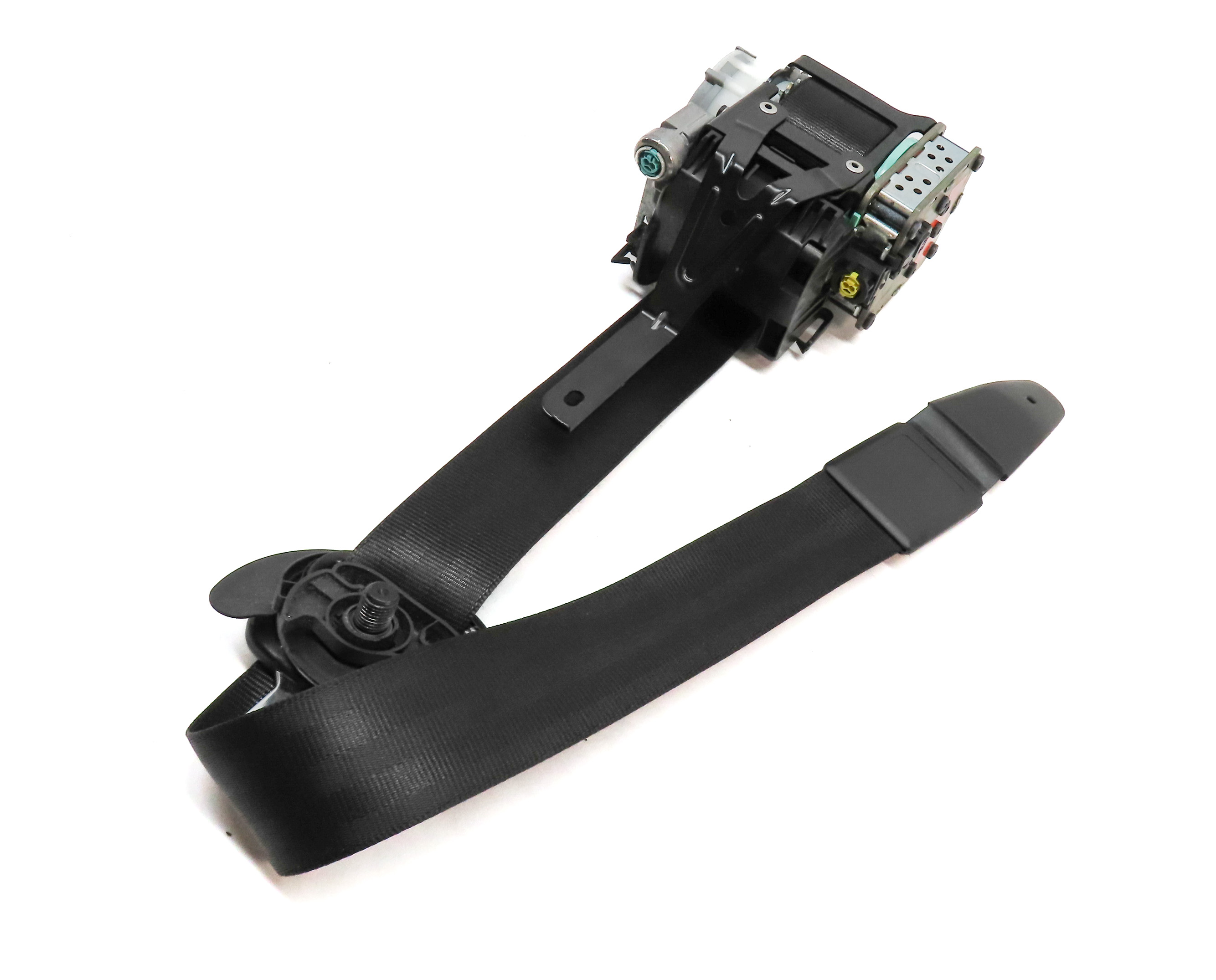 2011-2018 PORSCHE CAYENNE (958) LEFT FRONT DRIVER SEATBELT RETRACTOR (BLACK) — exact item pictured