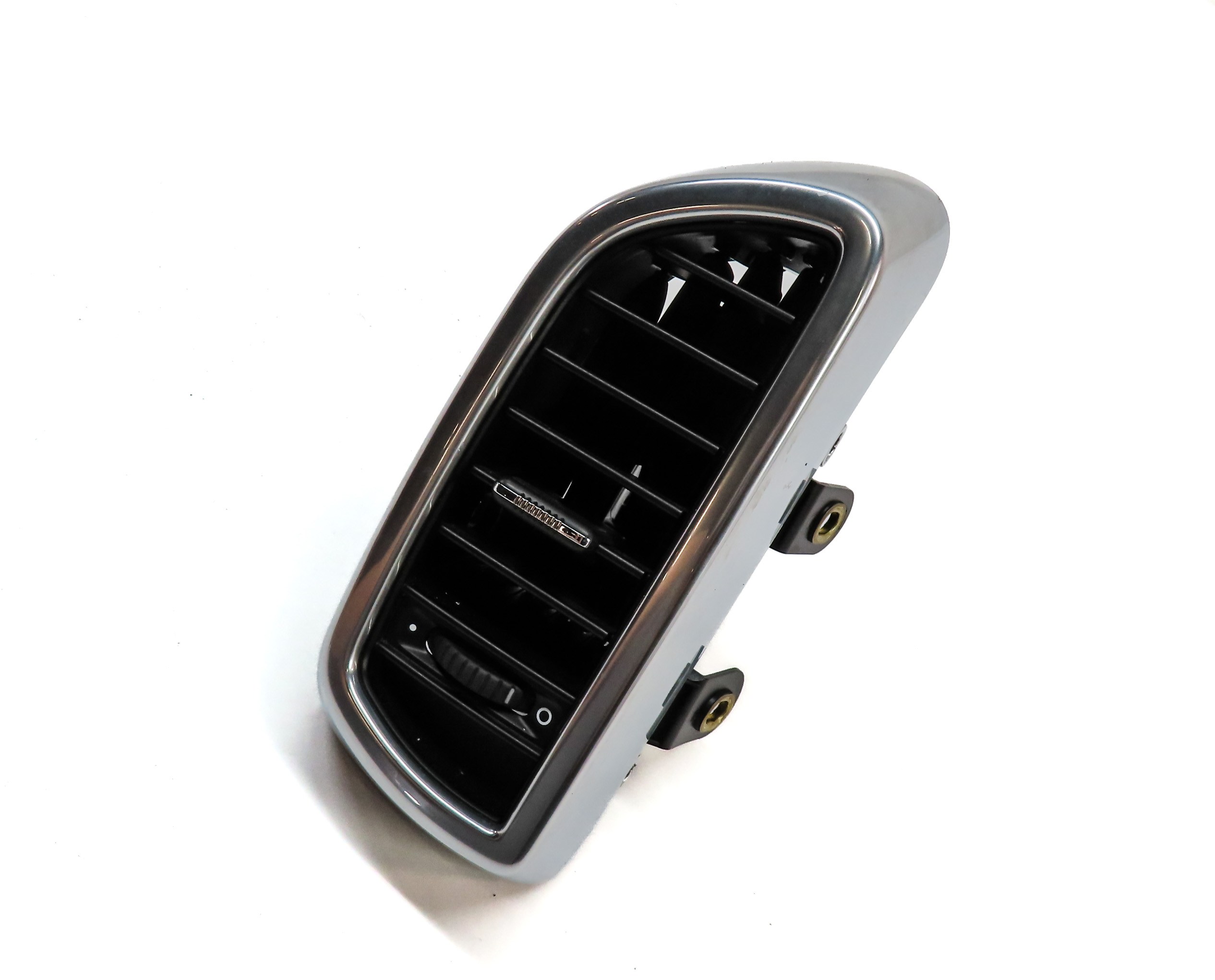 11 PORSCHE CAYENNE 958 FRONT RIGHT PASSENGER DASH HEAT AIR AC VENT(BLACK/SILVER) — exact item pictured