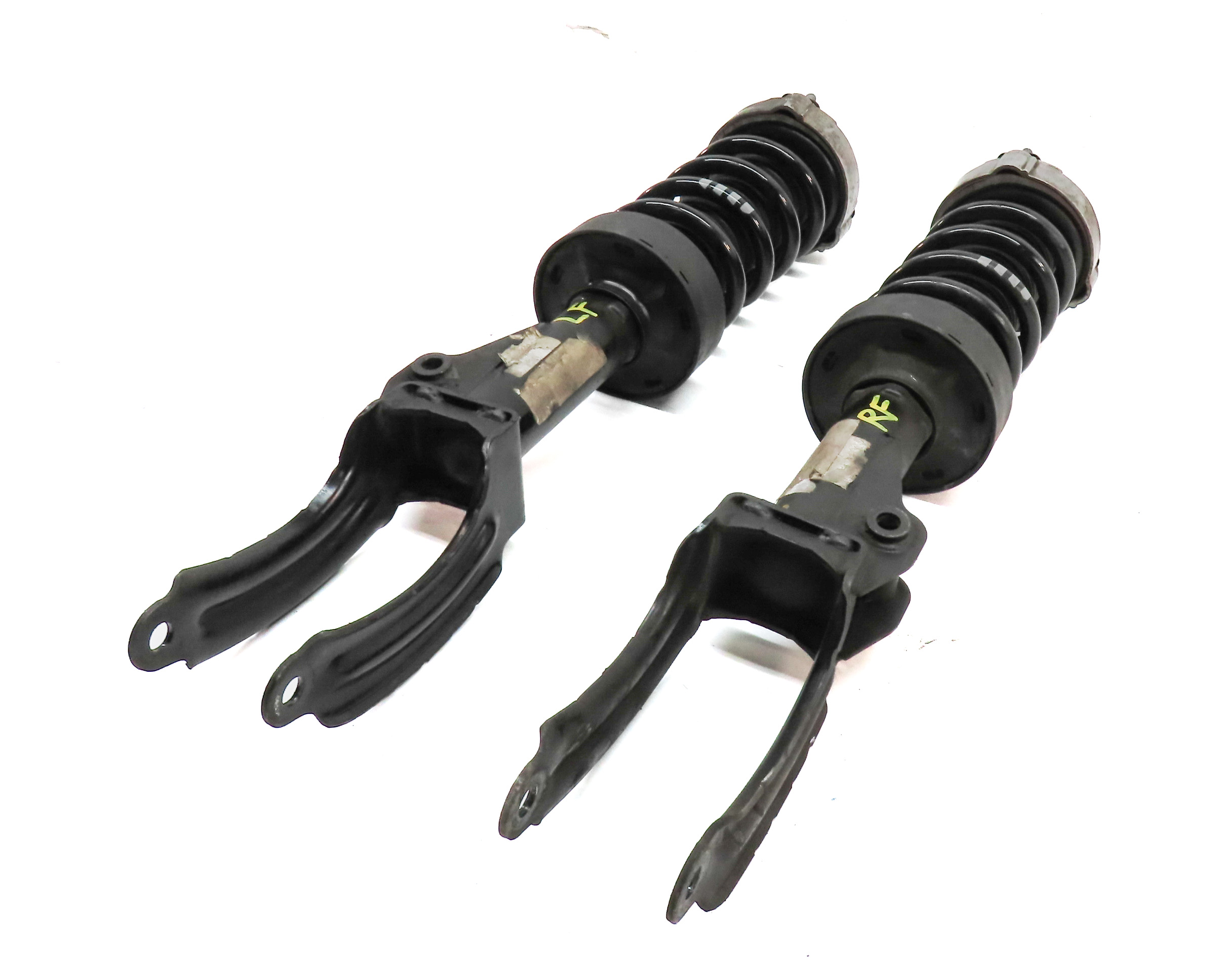 2011-2018 PORSCHE CAYENNE (958) FRONT LEFT & RIGHT SUSPENSION SHOCK STRUT SET 2 — exact item pictured