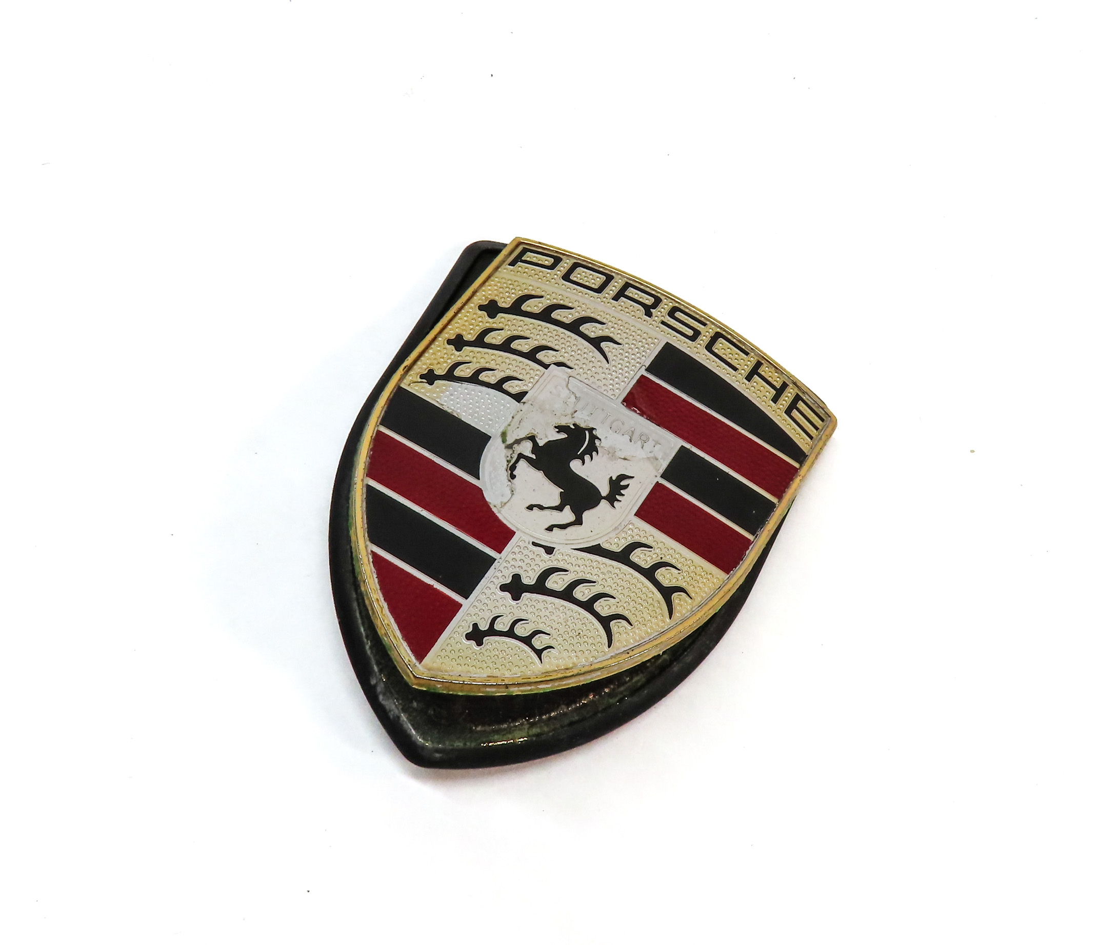 2011 PORSCHE CAYENNE (958) FRONT HOOD LID LOGO CREST EMBLEM BADGE — exact item pictured