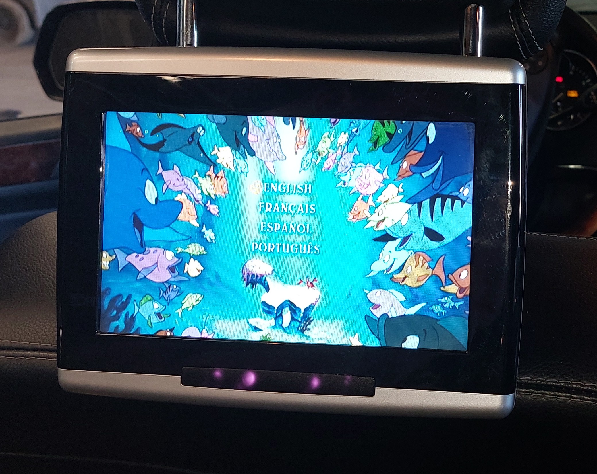 09 GL320 GL450 GL550 GLK350 ML320 ML350 ML550 REAR VIDEO SCREEN w/REMOTE SET/2 — exact item pictured