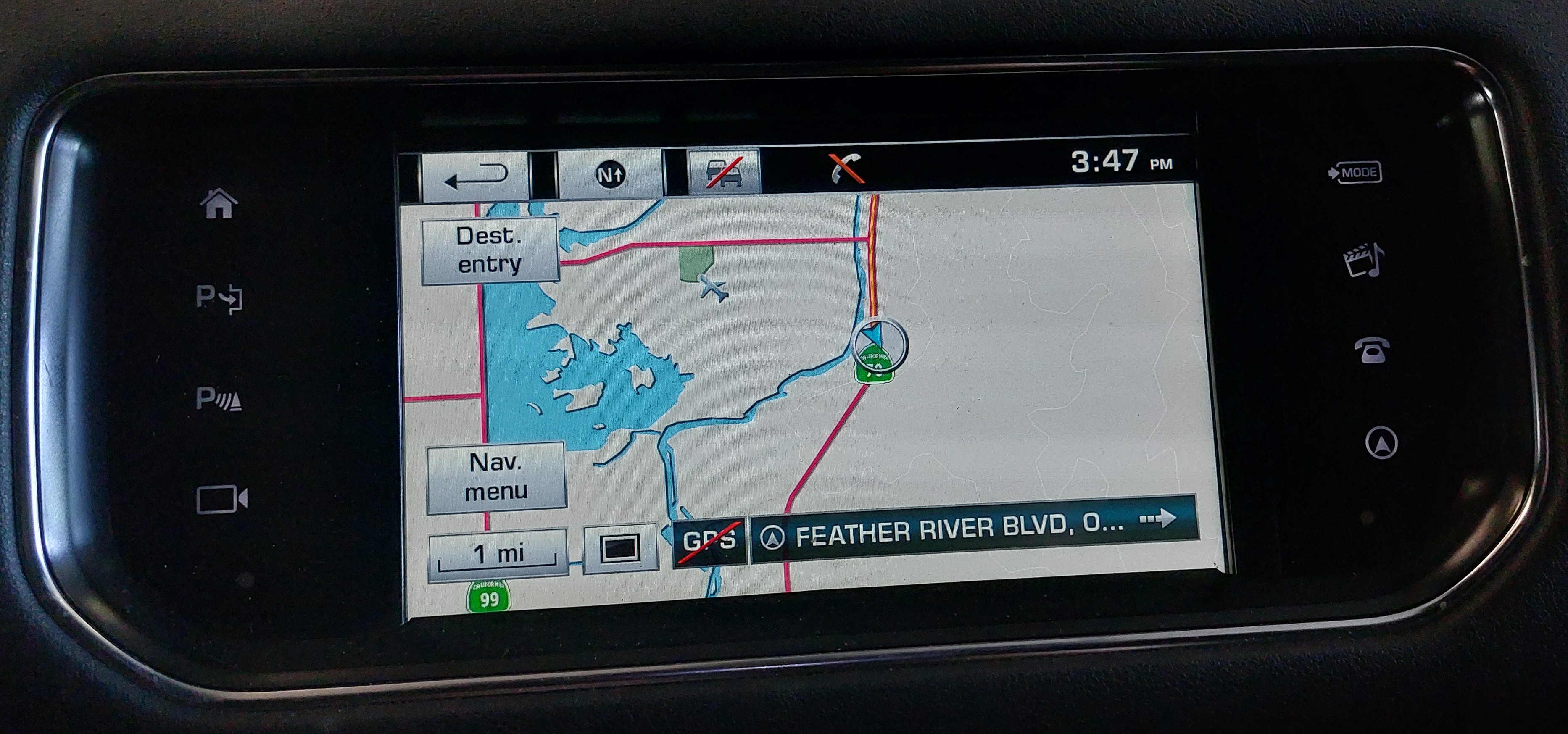 2016 RANGE ROVER SPORT (L494) STEREO MEDIA GPS NAVIGATION TOUCH DISPLAY SCREEN — exact item pictured
