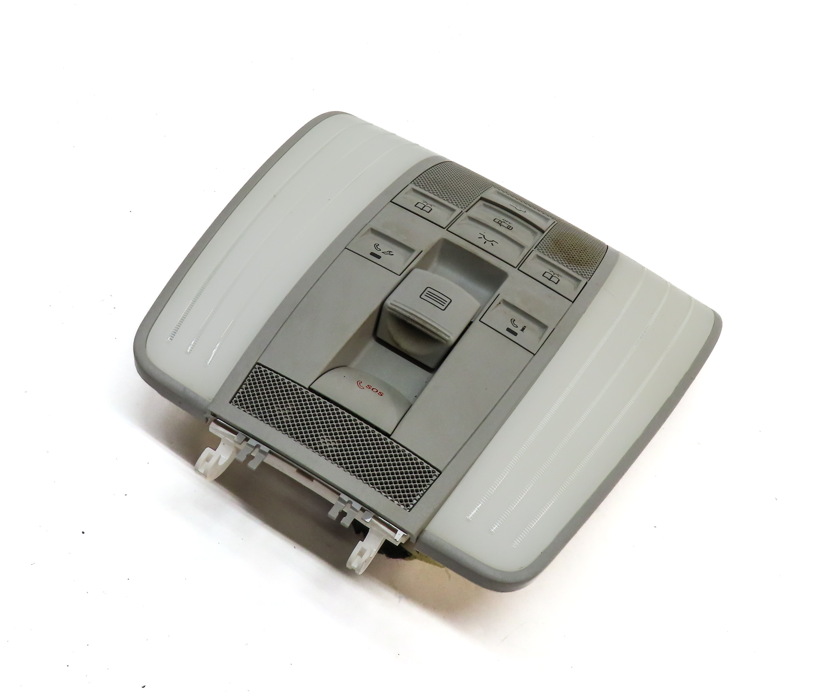 2012 MERCEDES E350 (W212) FRONT INTERIOR DOME LIGHT LAMP w/ SWITCH (Gray) — exact item pictured