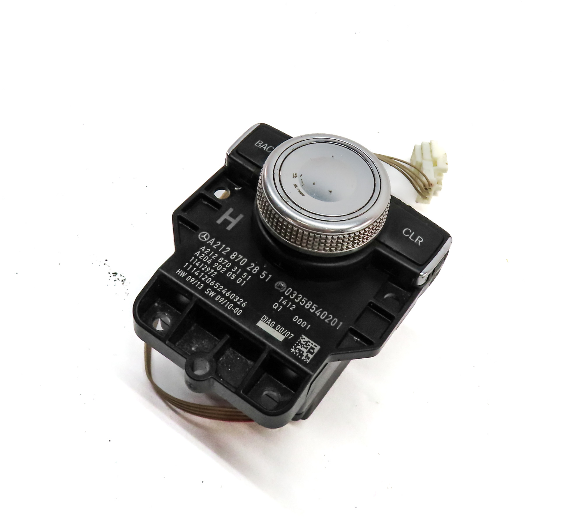 2012 MERCEDES E300 E350 E550 (W212) RADIO GPS NAVIGATION COMMAND CONTROL KNOB — exact item pictured