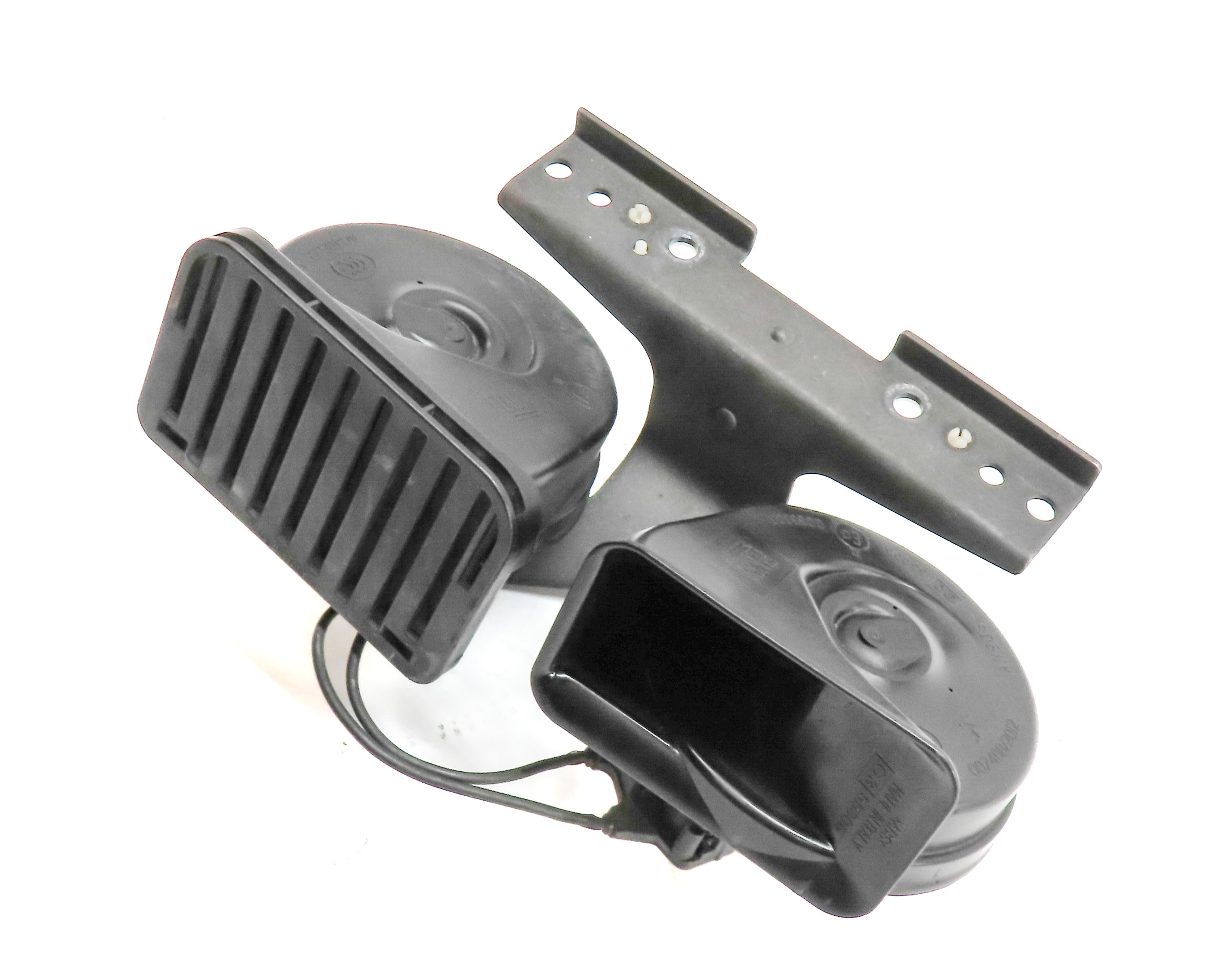 2010-2016 LR4 RANGE ROVER SPORT (L320) HIGH & LOW TONE SAFETY HORN SET-2 — exact item pictured
