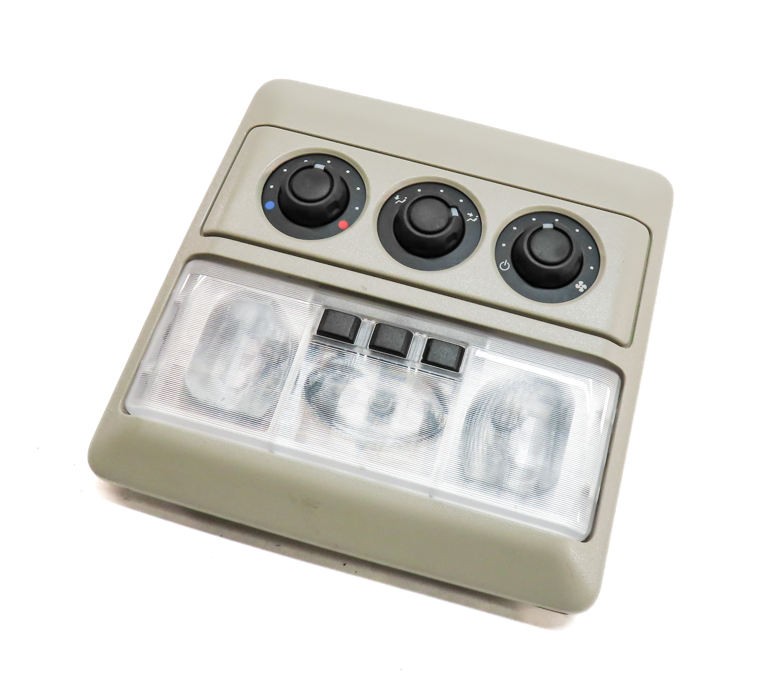 05-16 LAND ROVER LR3 LR4 REAR DOME LIGHT w/ HEATER TEMPERATURE CONTROL (Black) — exact item pictured